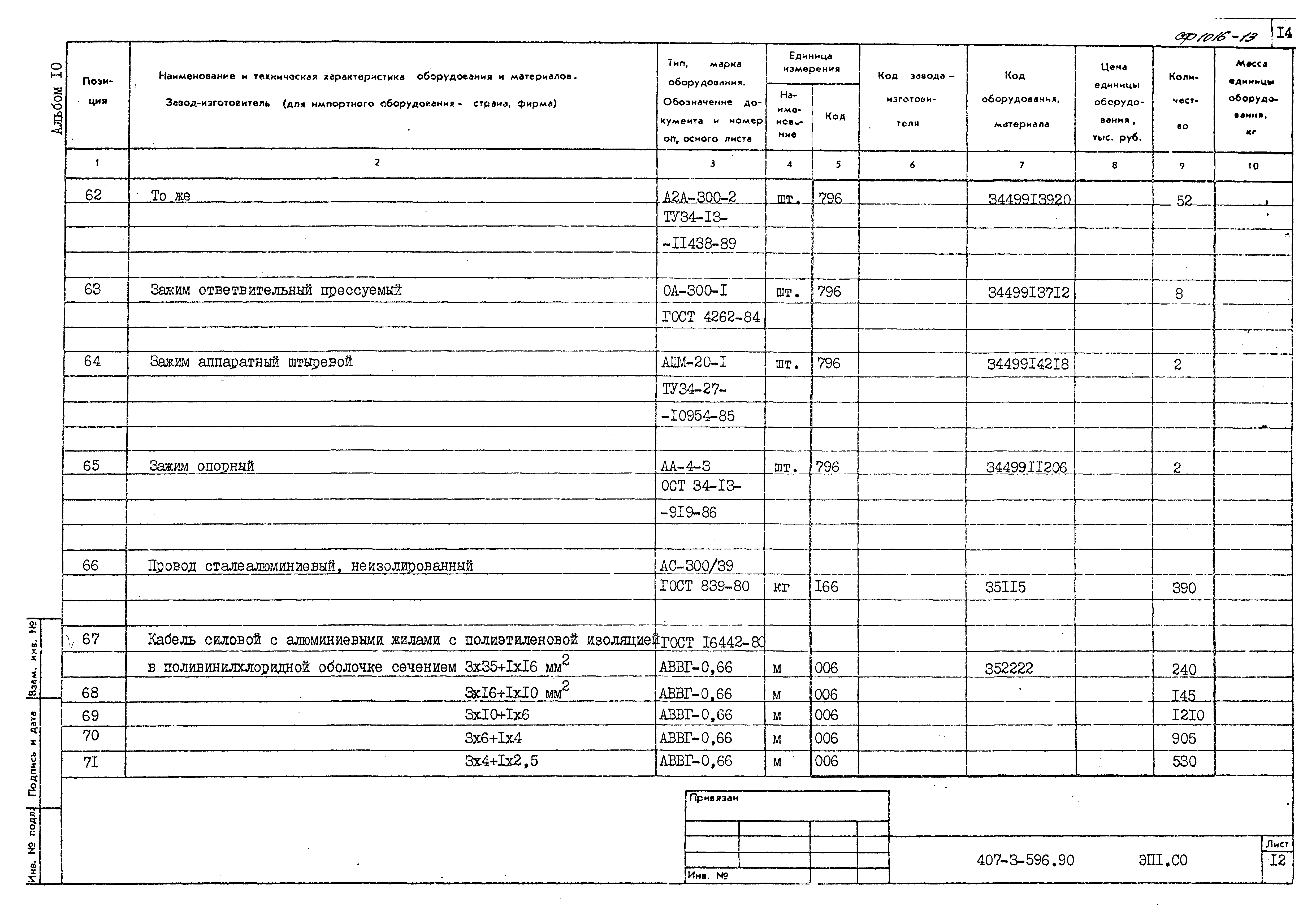 Типовой проект 407-3-596.90