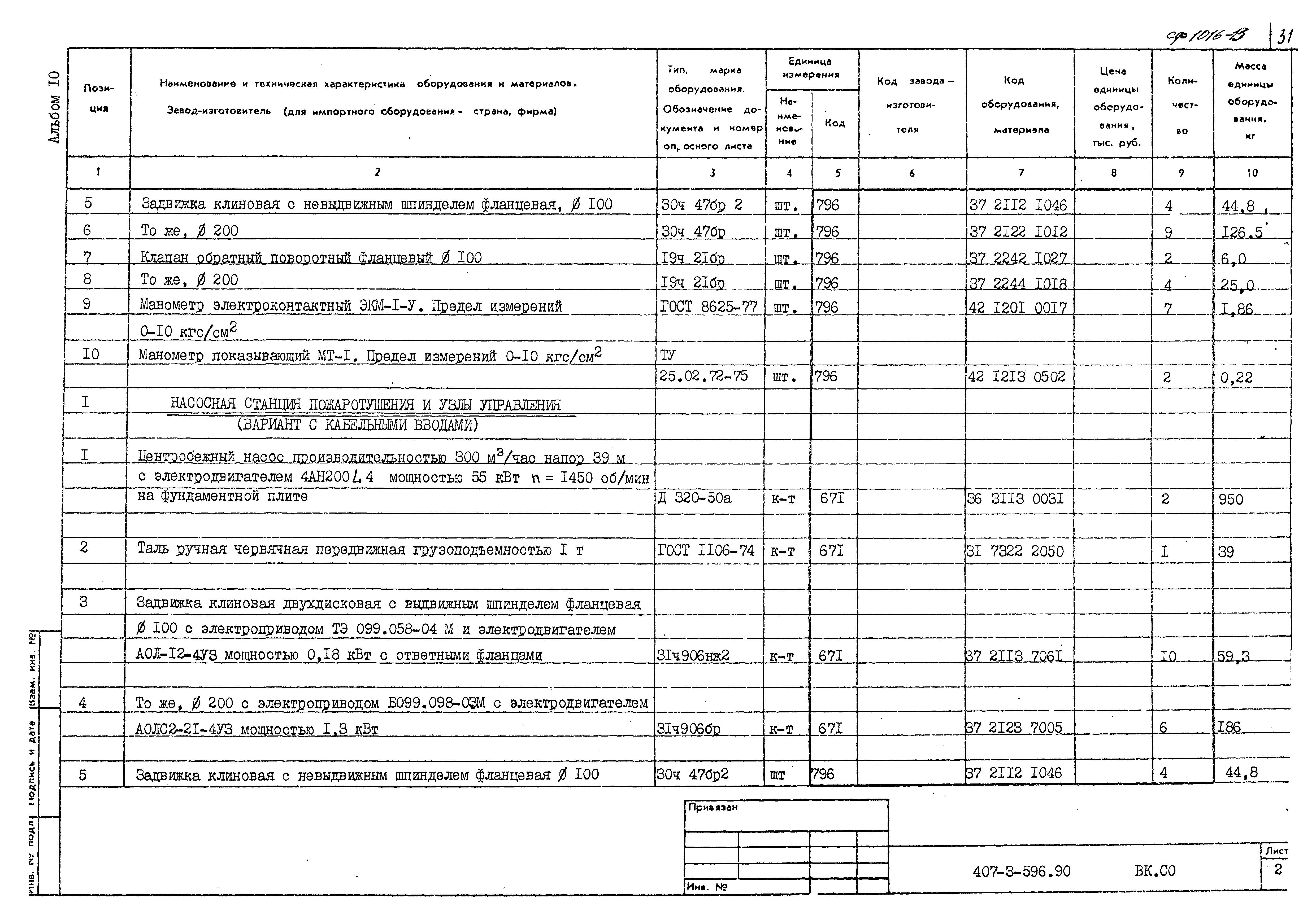 Типовой проект 407-3-596.90
