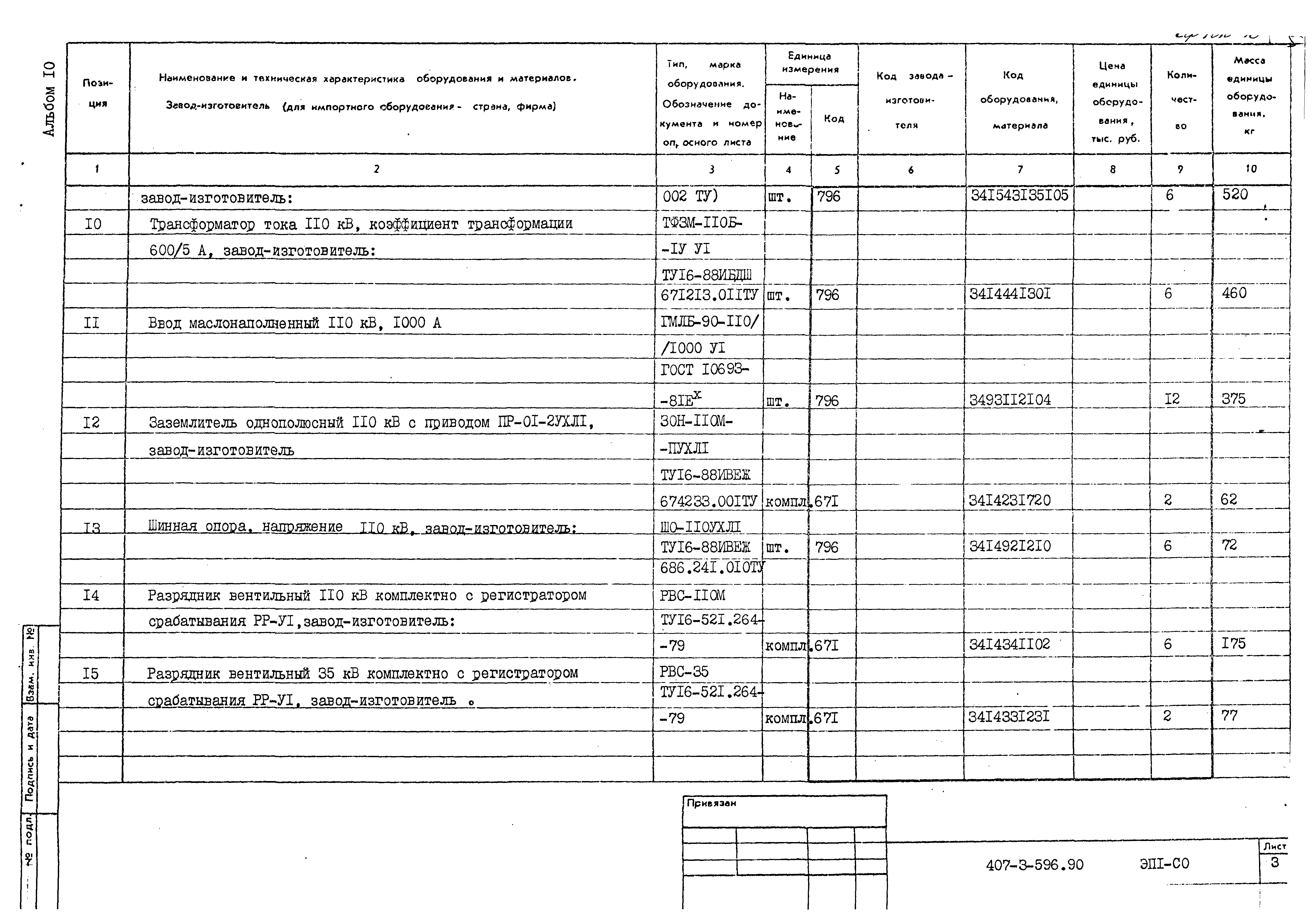 Типовой проект 407-3-596.90