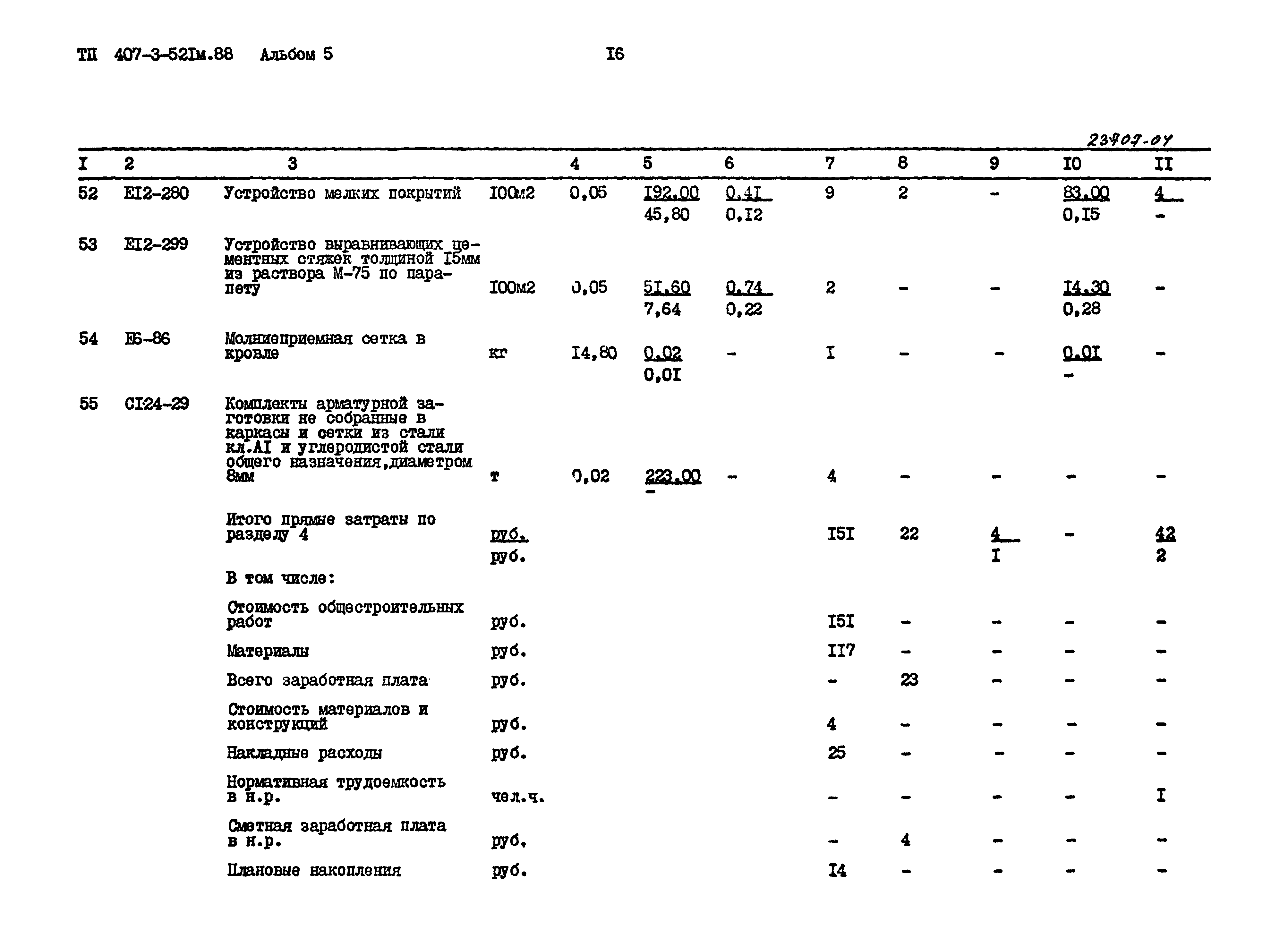 Типовой проект 407-3-521м.88