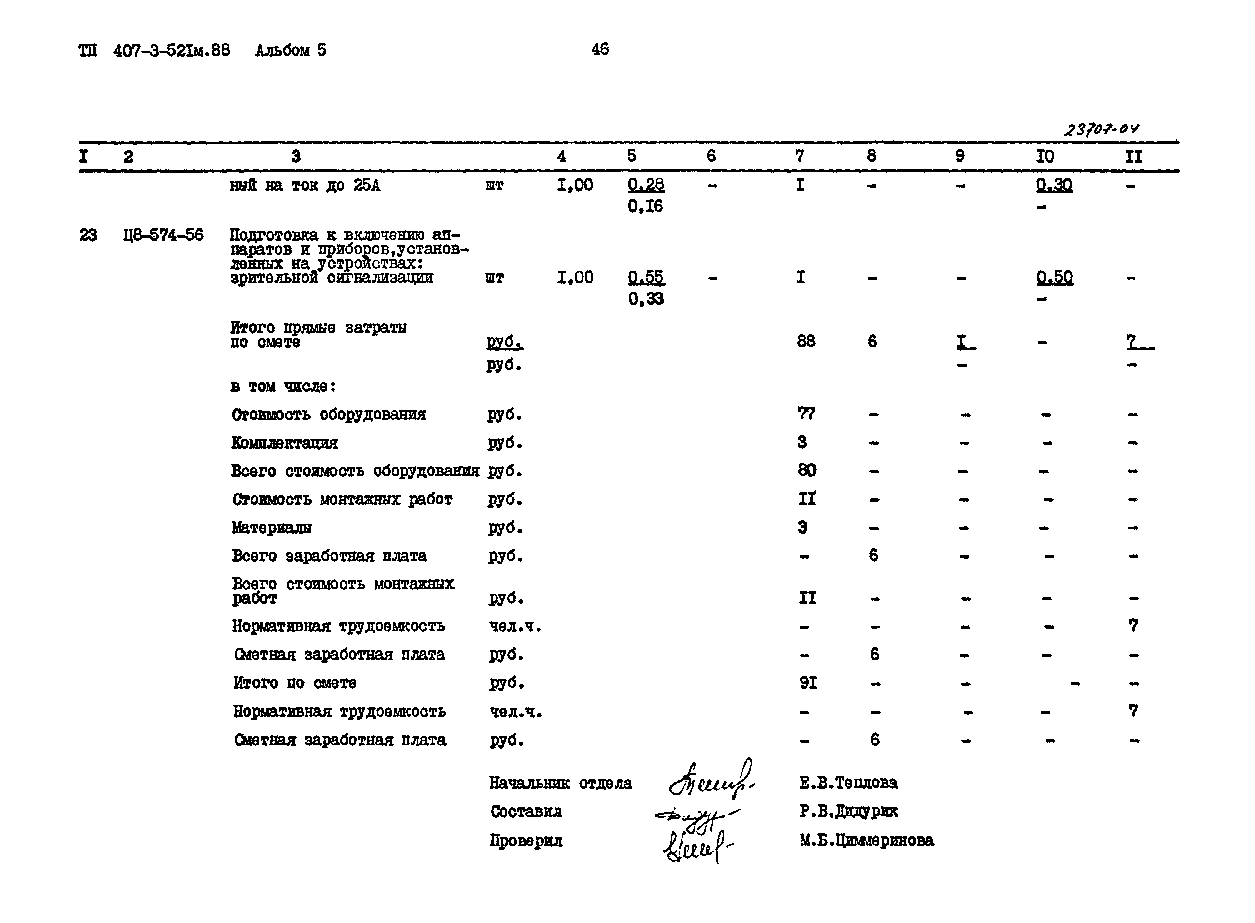 Типовой проект 407-3-521м.88