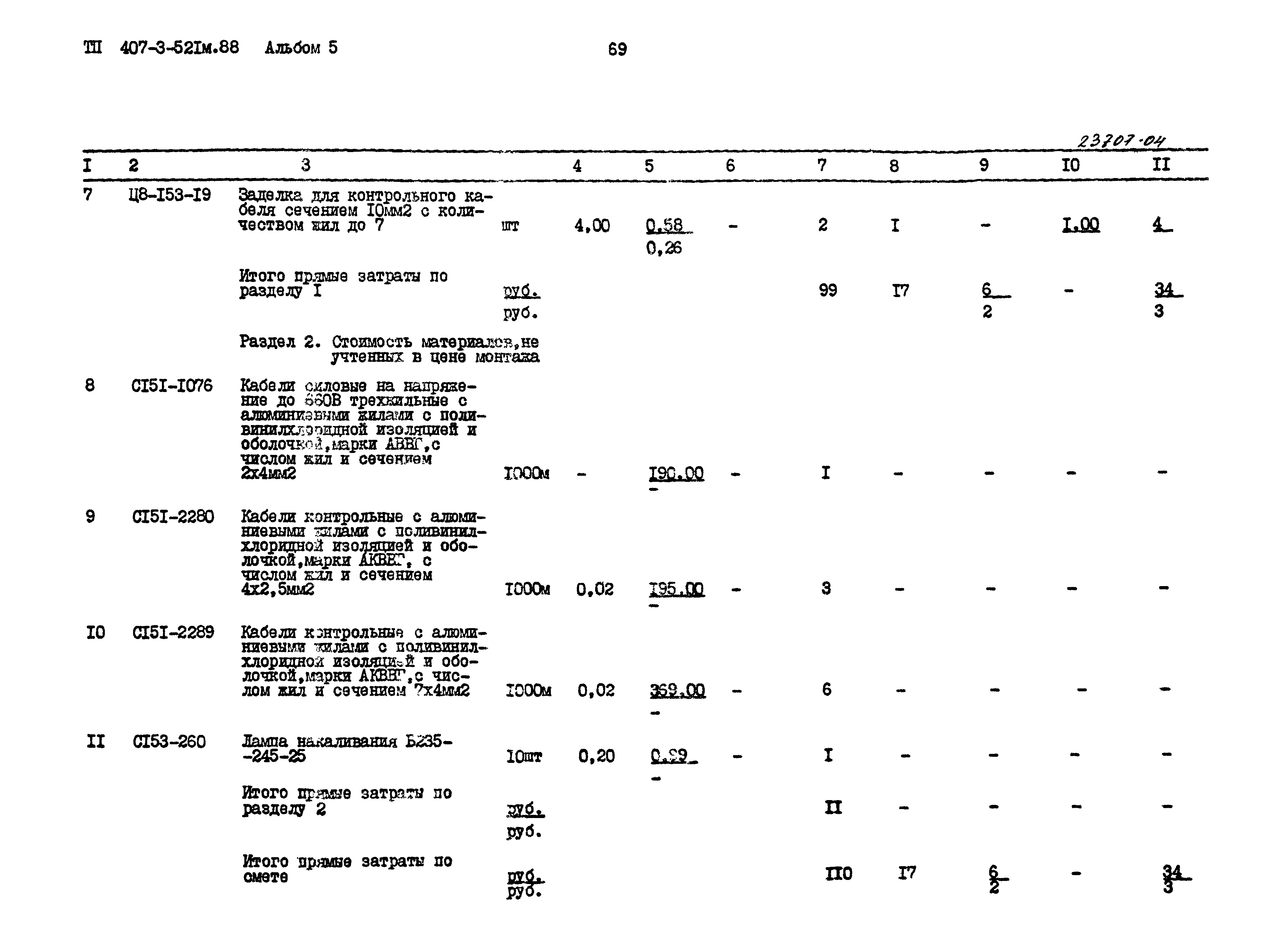 Типовой проект 407-3-521м.88