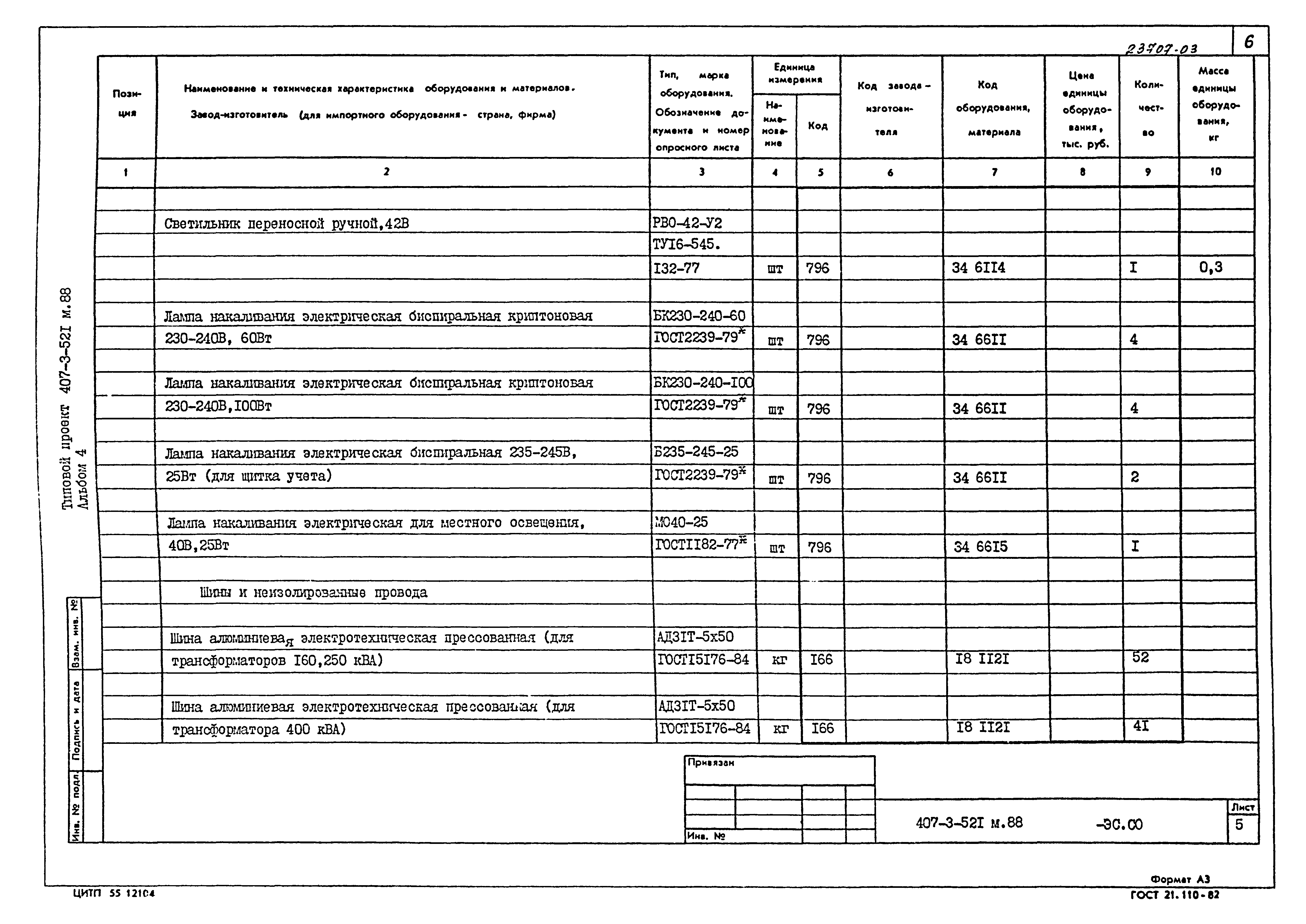 Типовой проект 407-3-521м.88