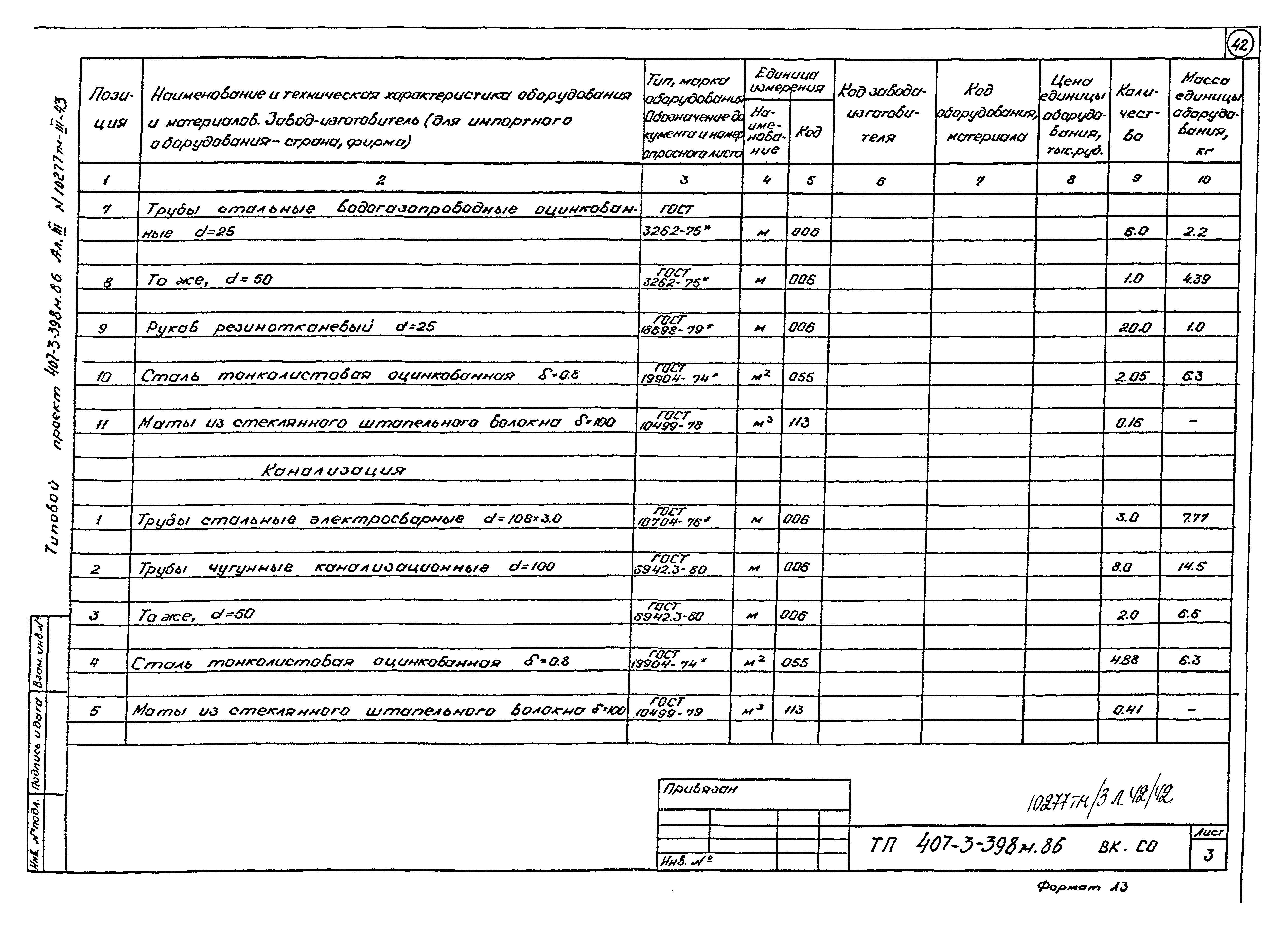 Типовой проект 407-3-398м.86