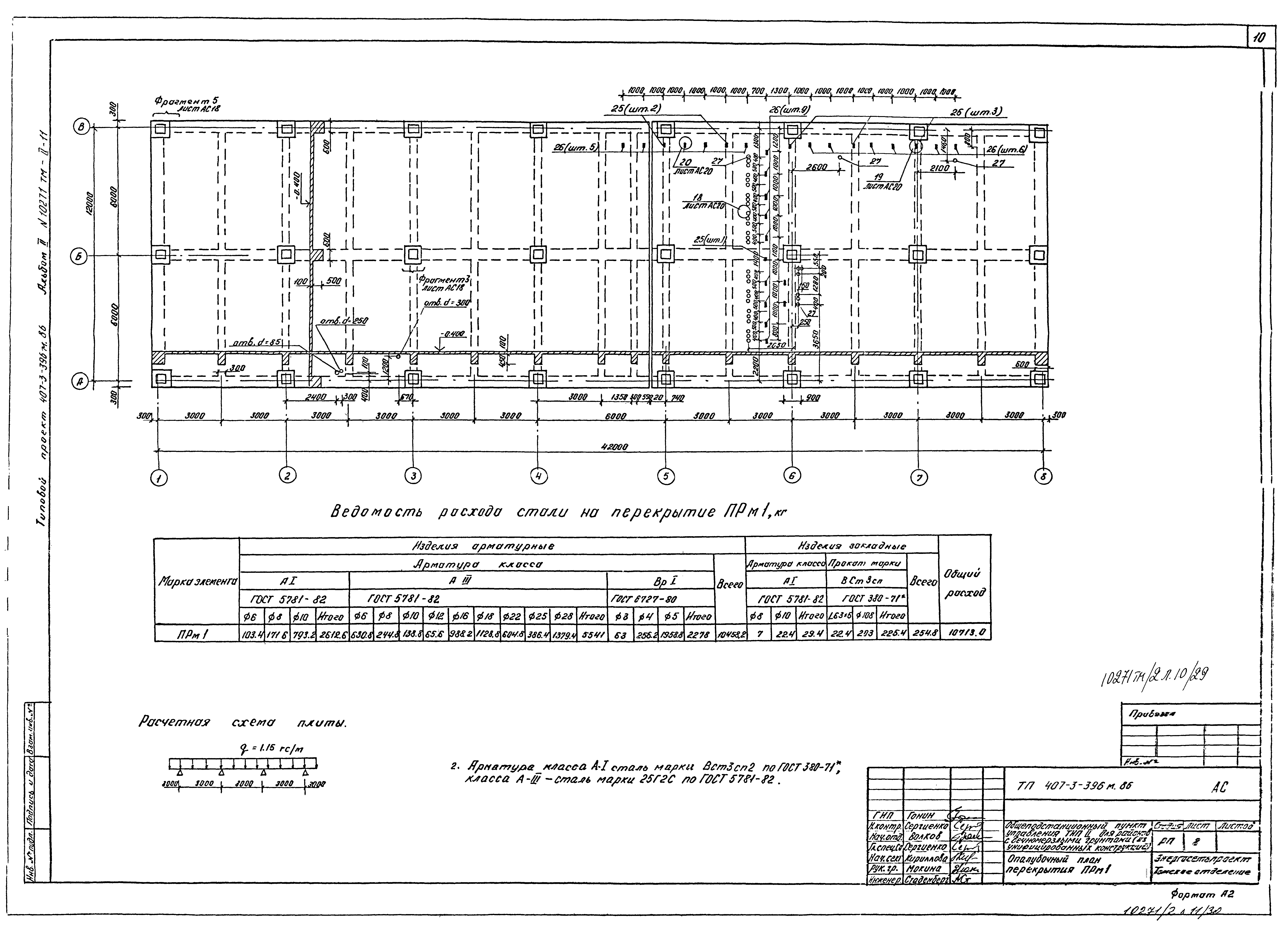 Типовой проект 407-3-396м.86
