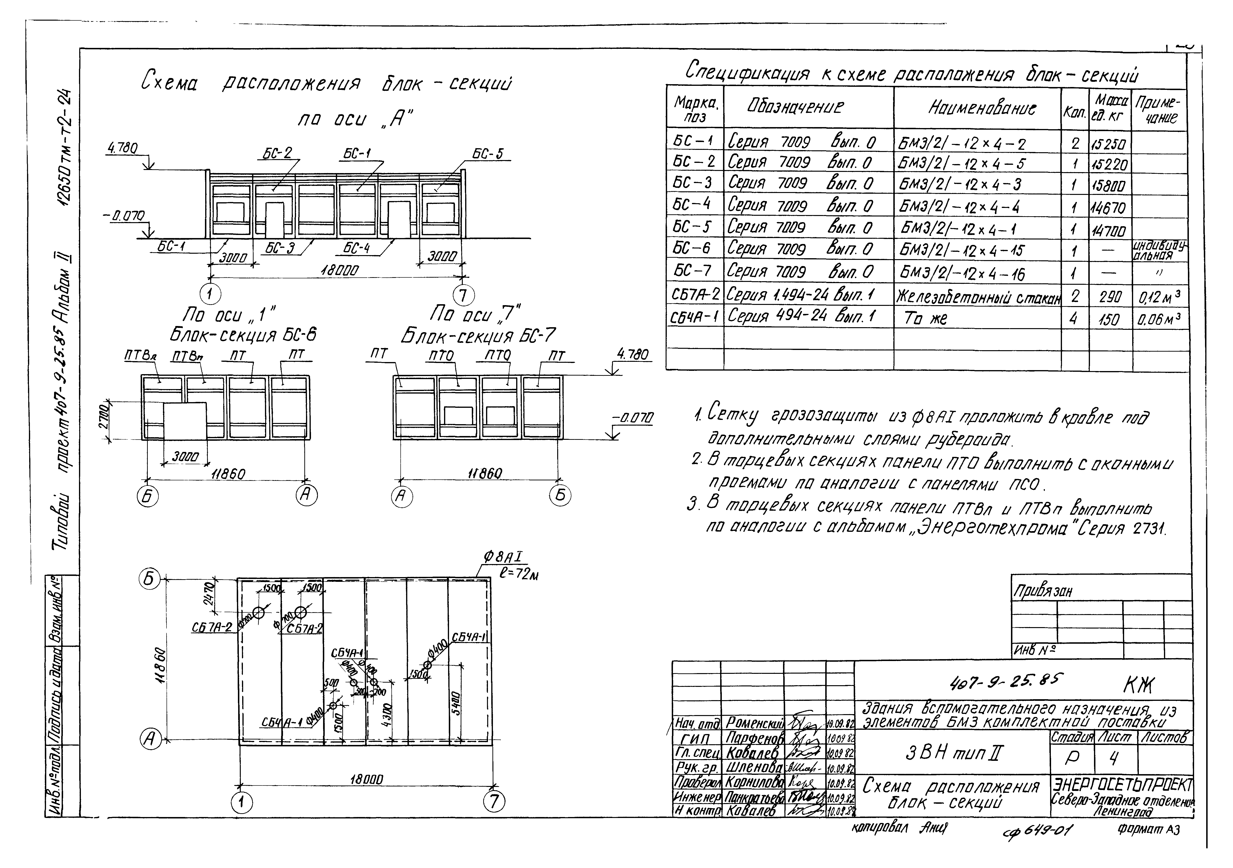 Типовой проект 407-9-25.85