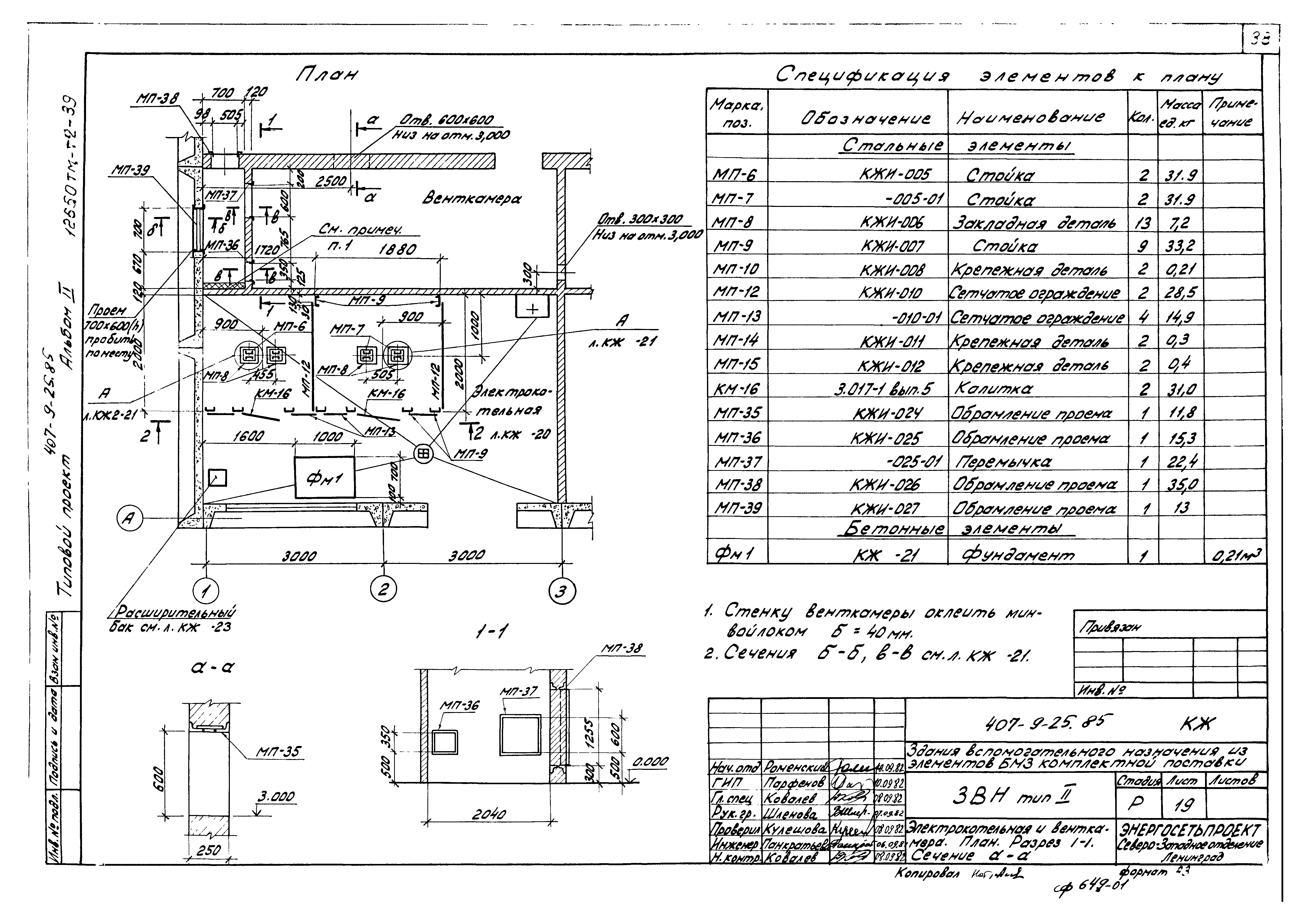 Типовой проект 407-9-25.85