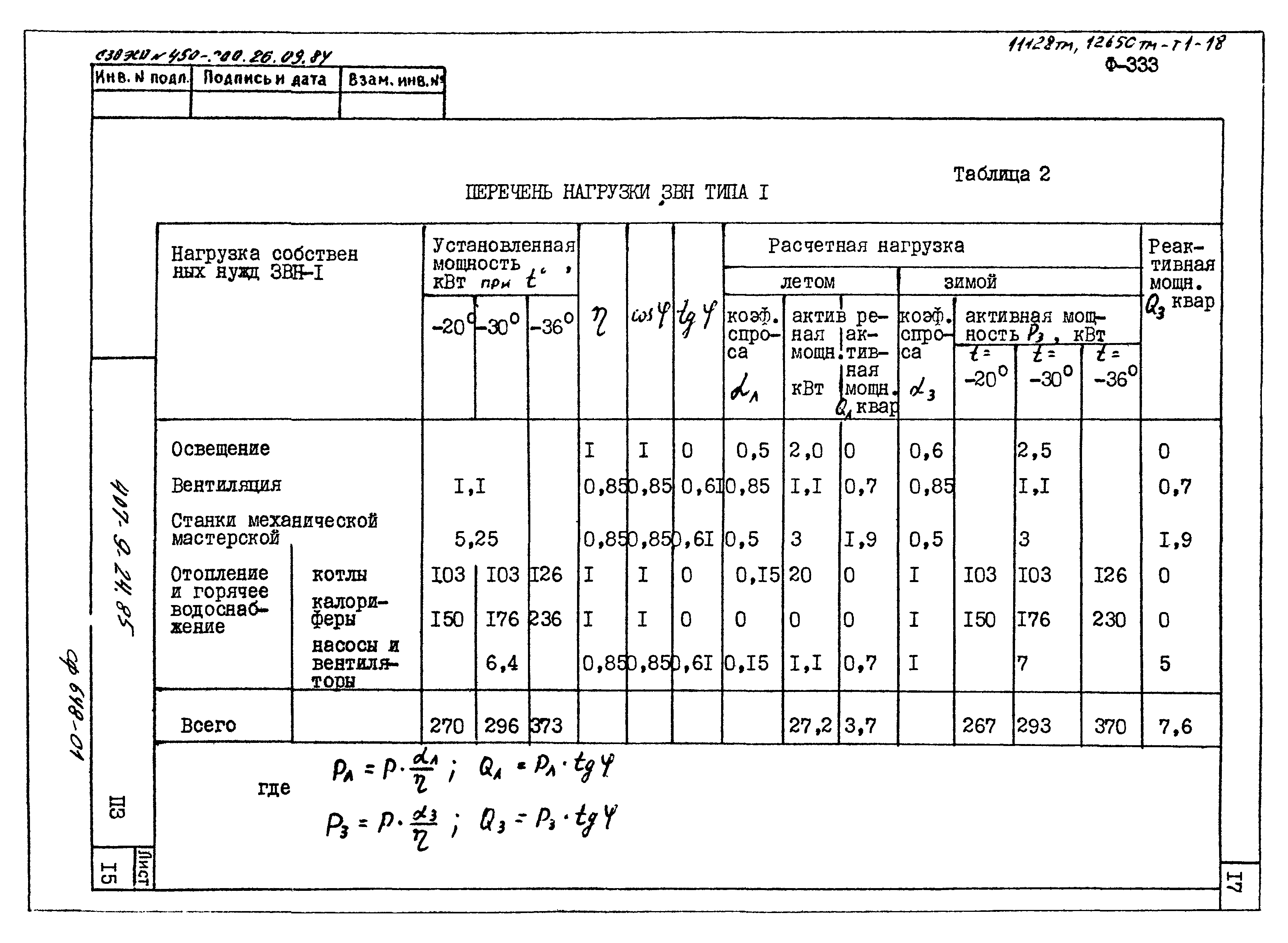 Типовой проект 407-9-25.85