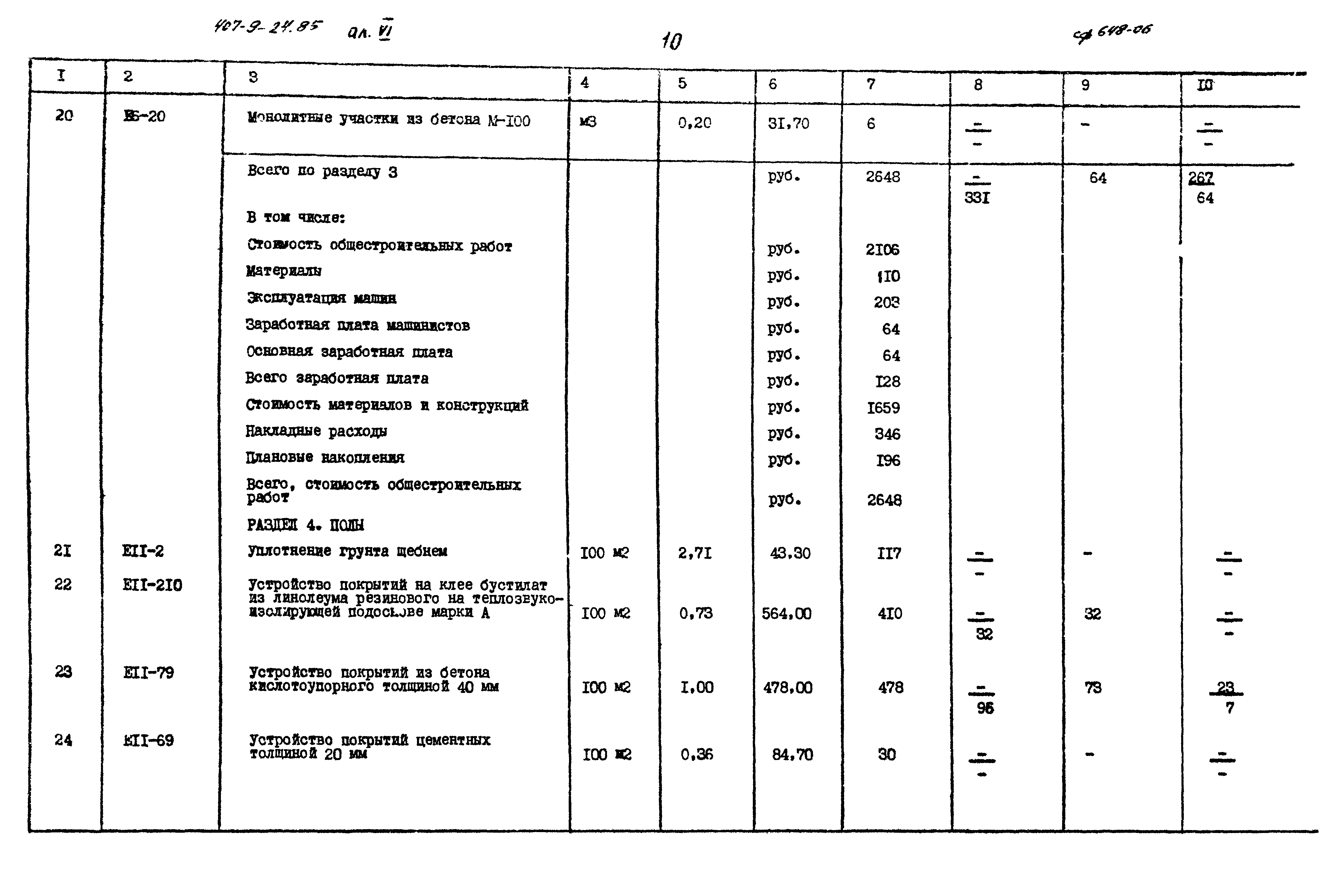 Типовой проект 407-9-24.85
