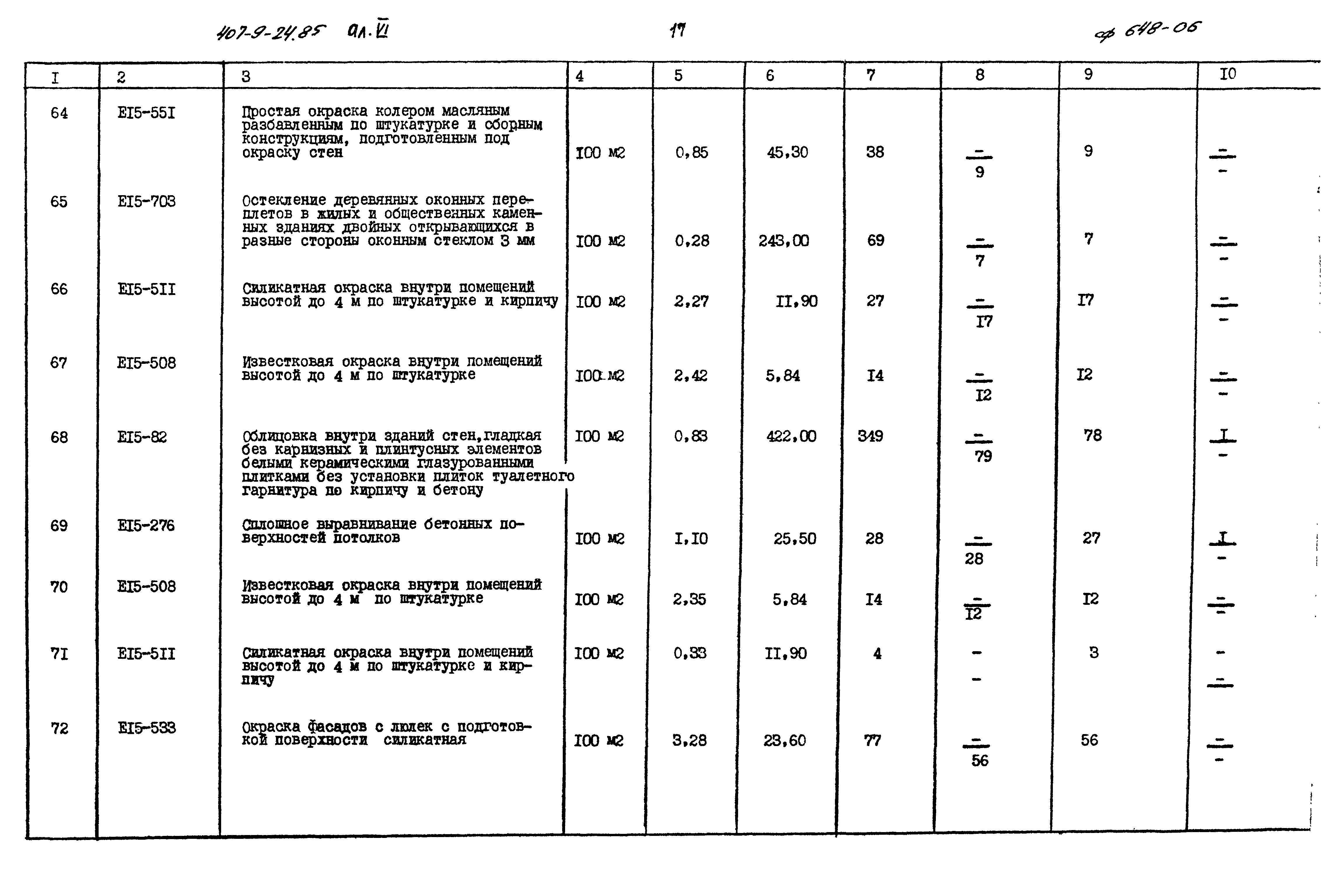 Типовой проект 407-9-24.85