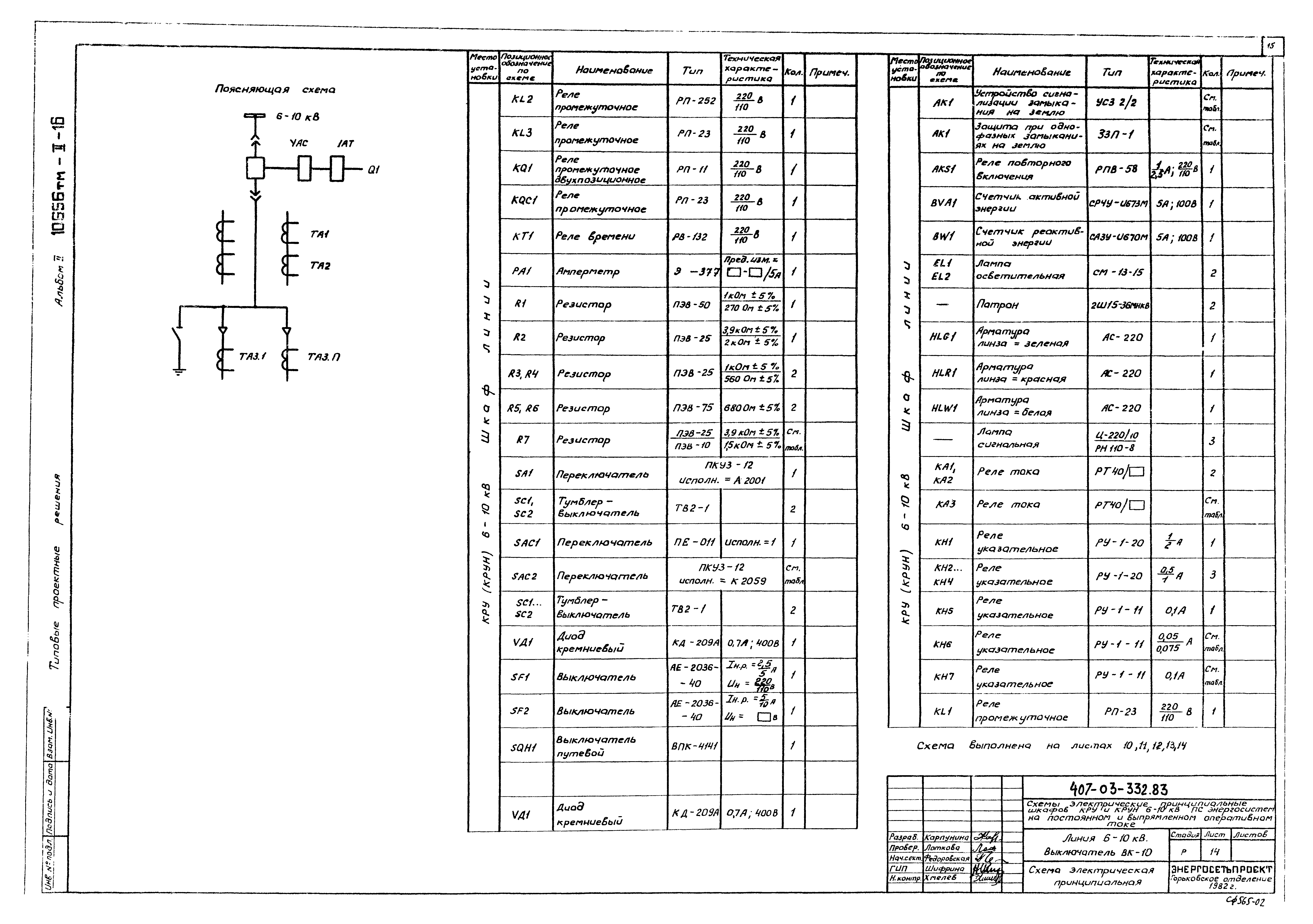 Типовые проектные решения 407-03-332.83