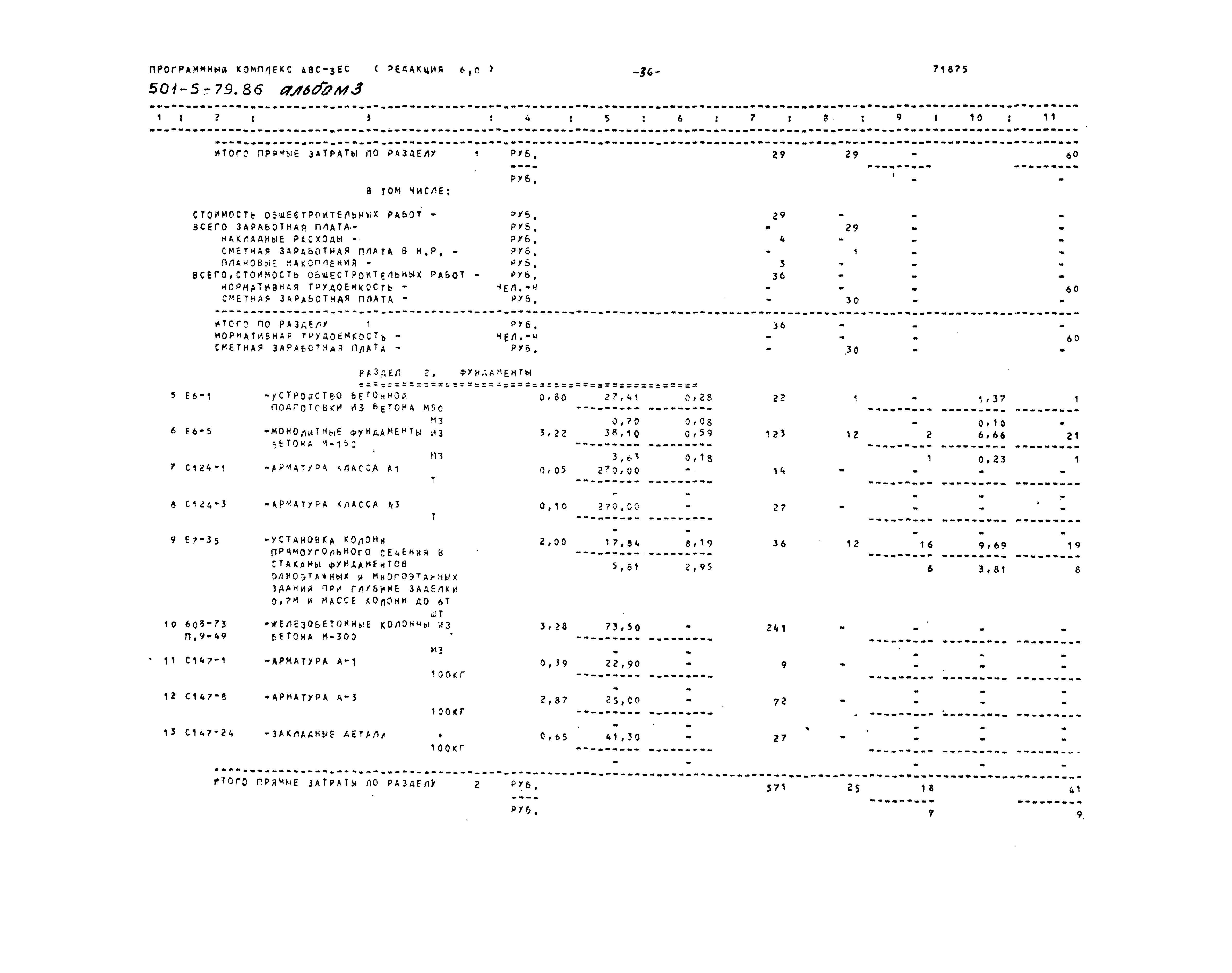 Типовой проект 501-5-79.86