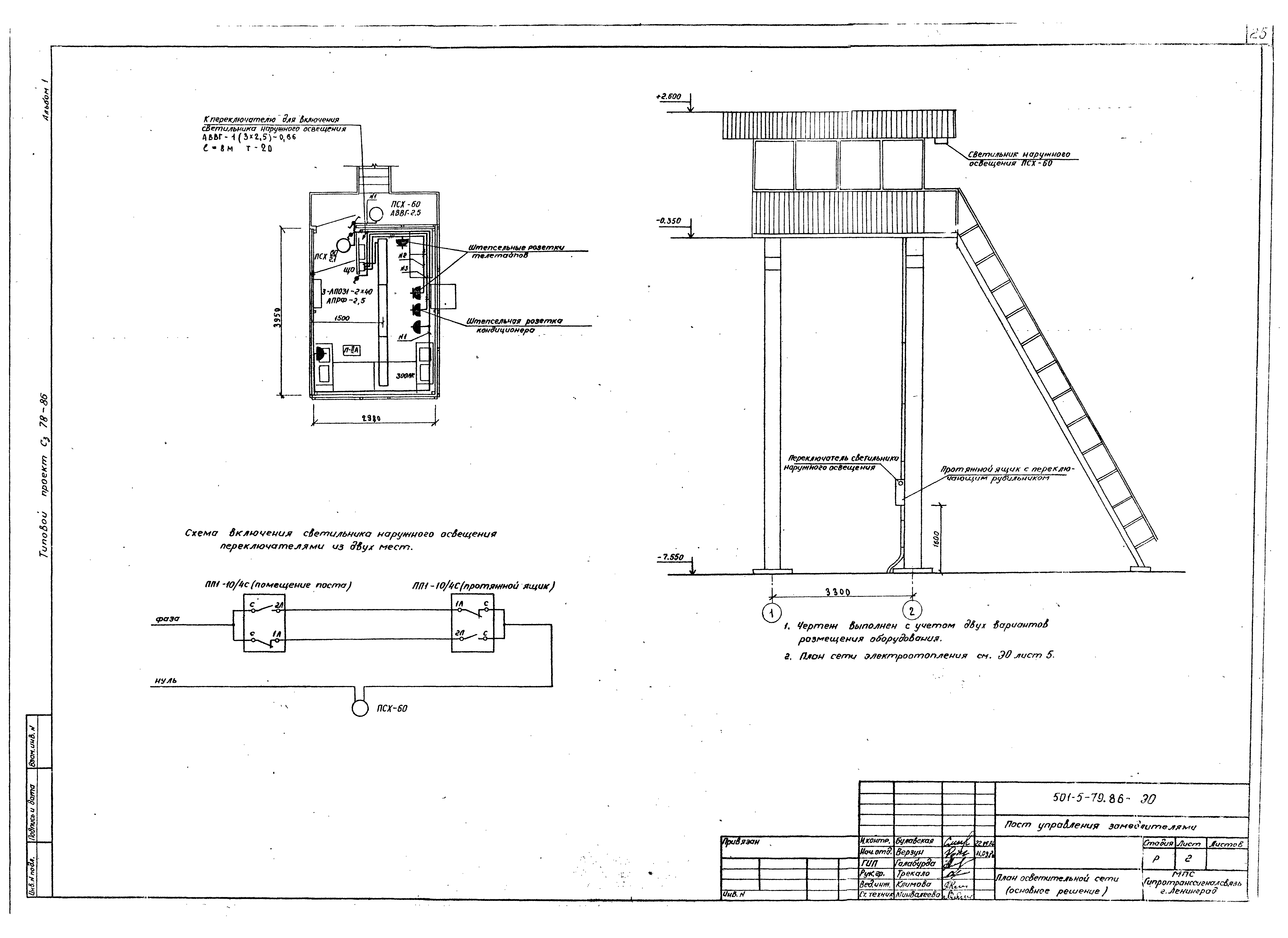 Типовой проект 501-5-79.86
