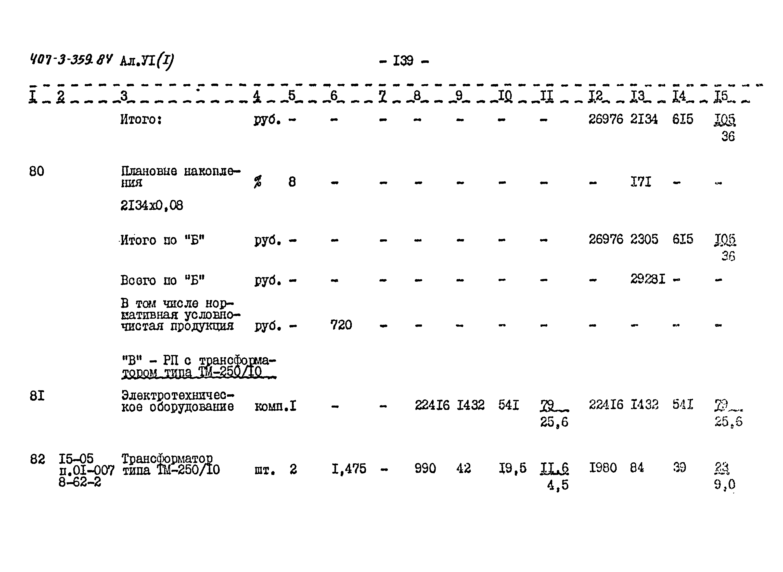 Типовой проект 407-3-359.84