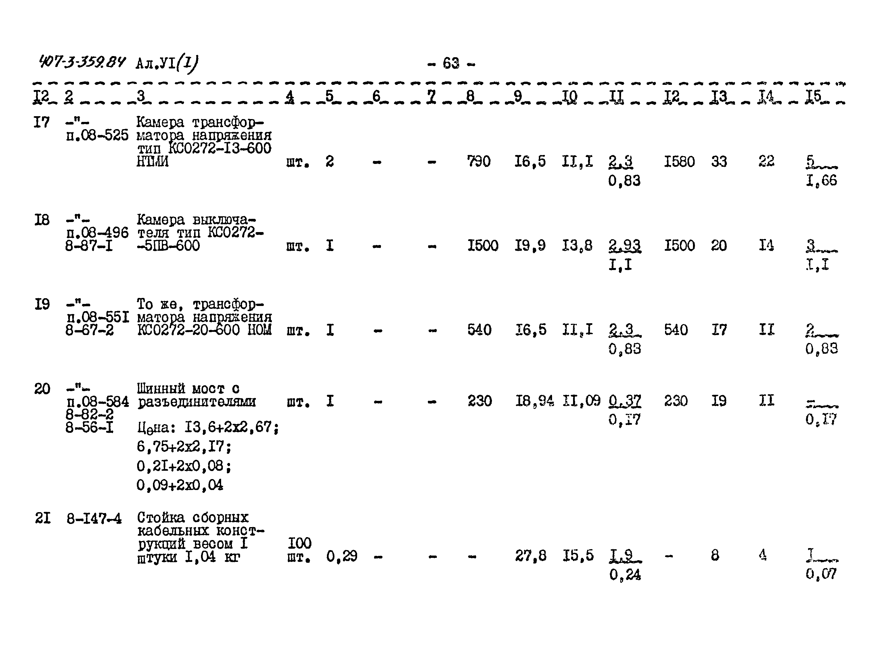 Типовой проект 407-3-359.84