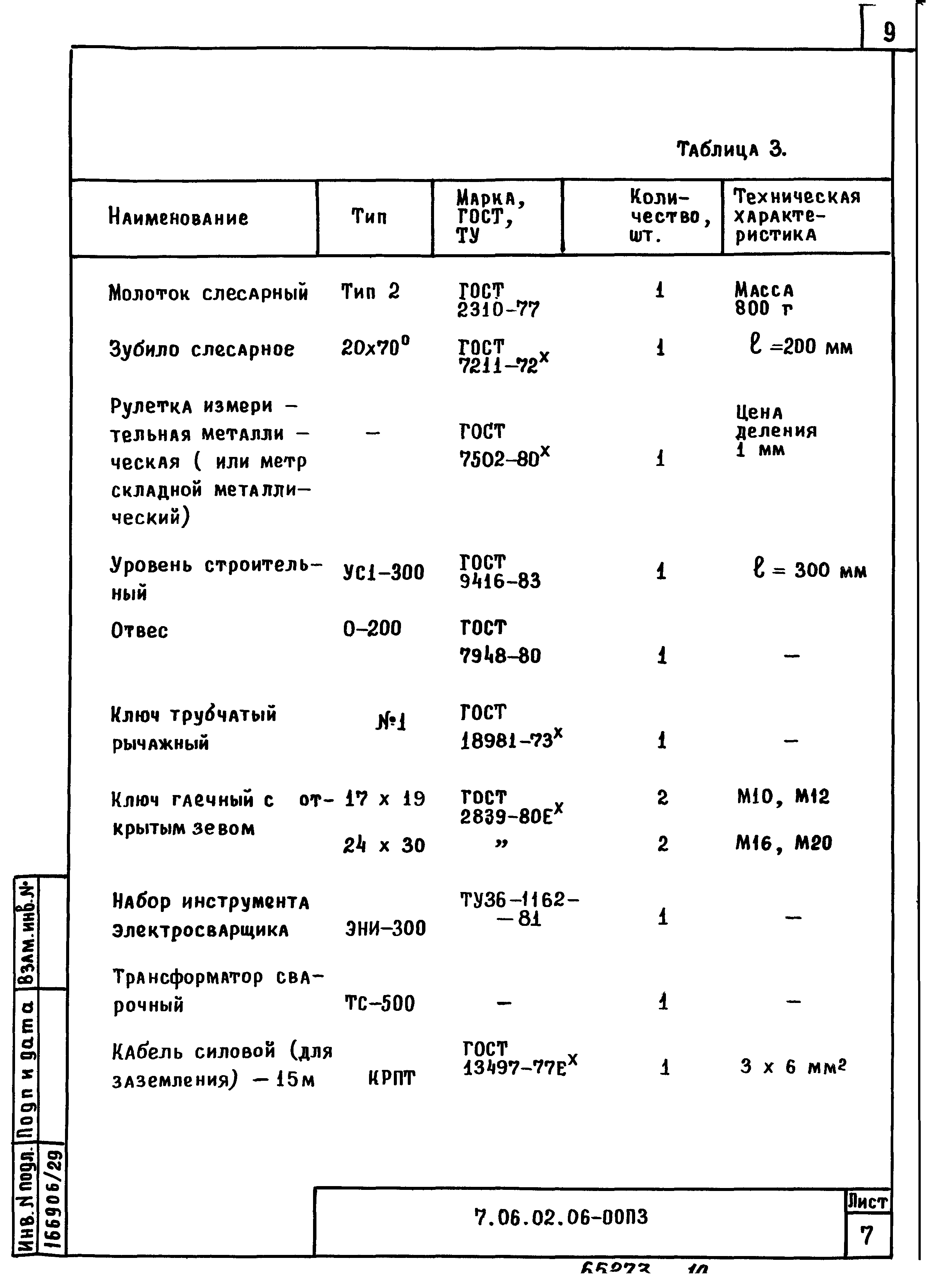 ТТК 7.06.02.06