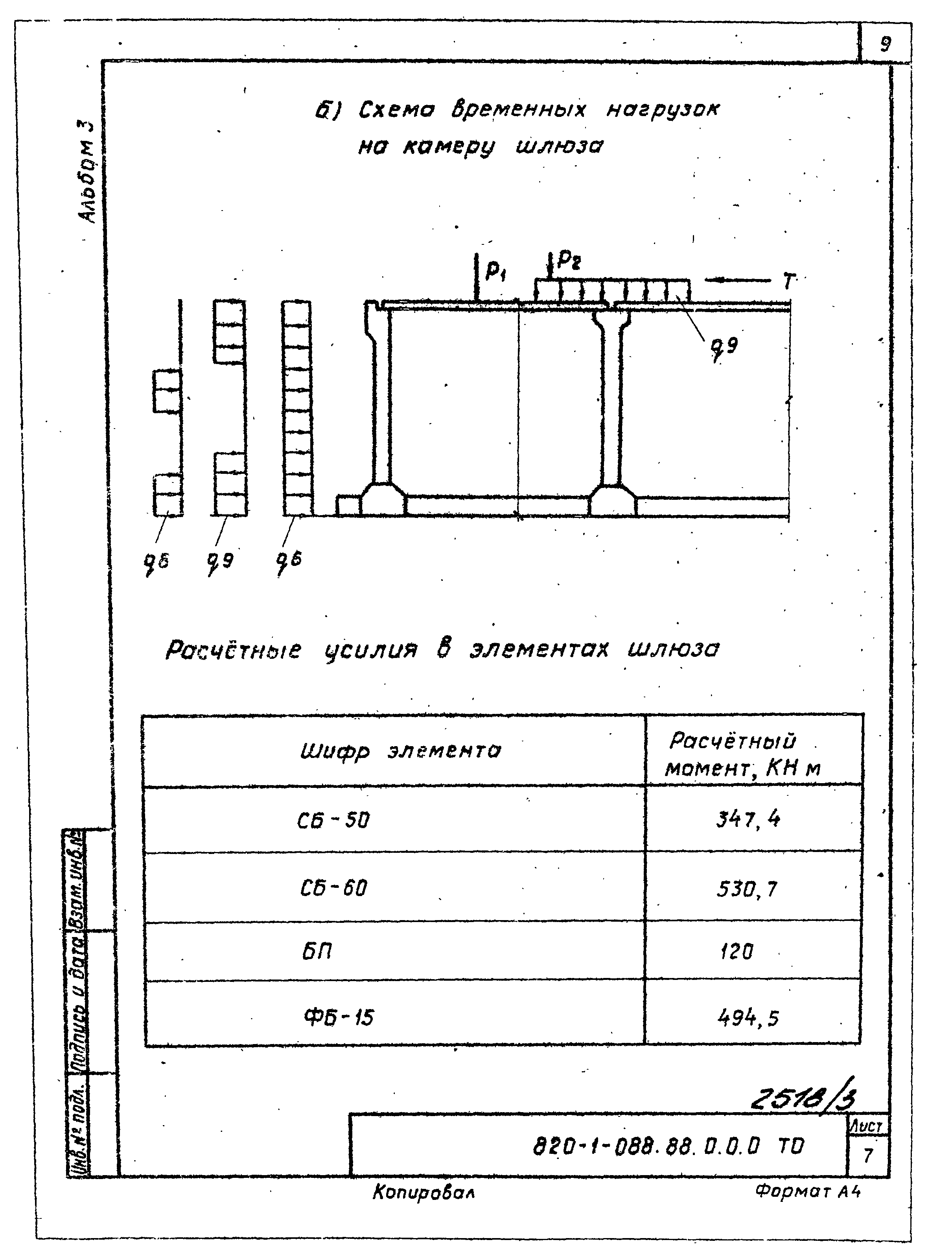 Типовые проектные решения 820-1-088.88