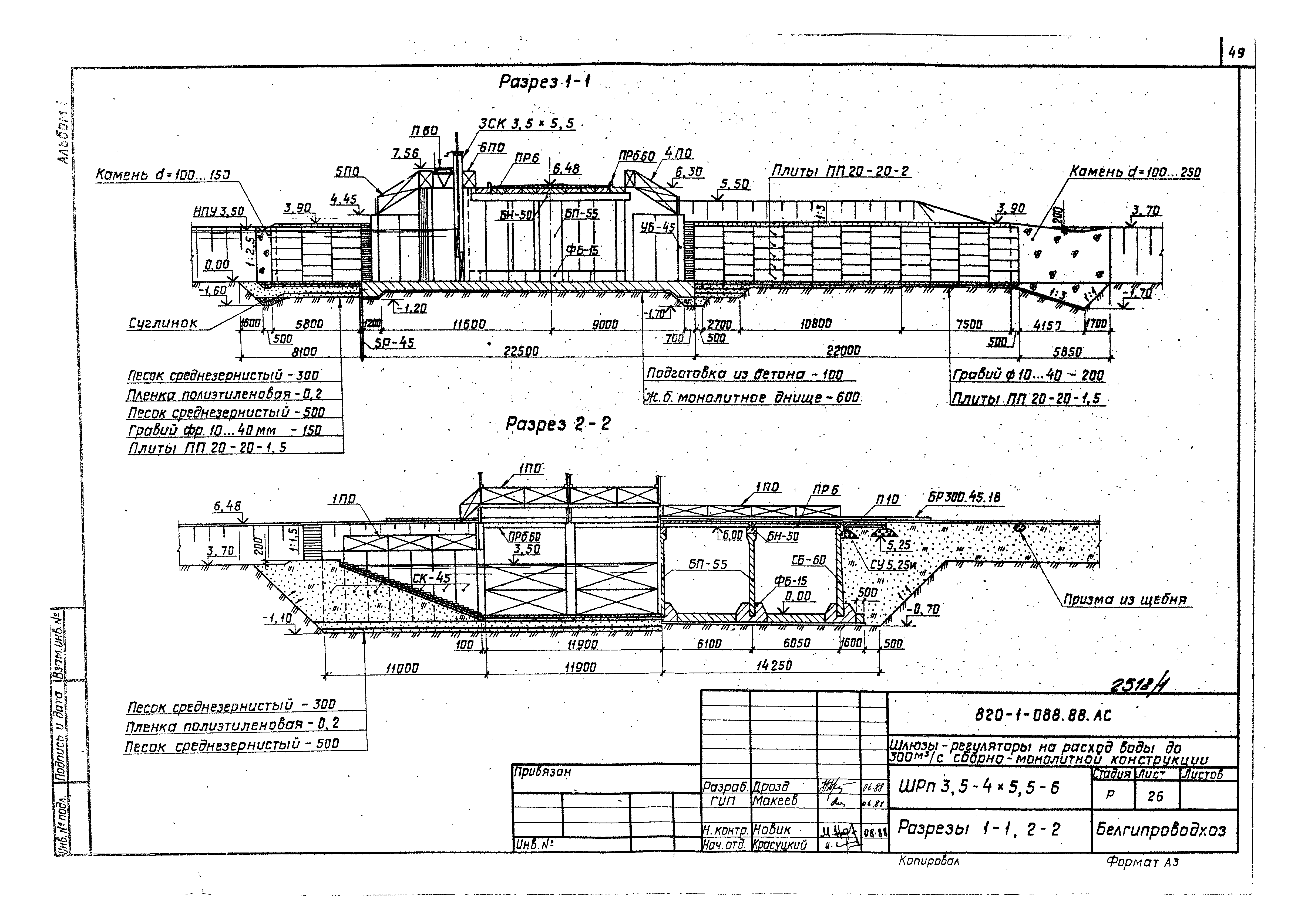 Типовые проектные решения 820-1-088.88