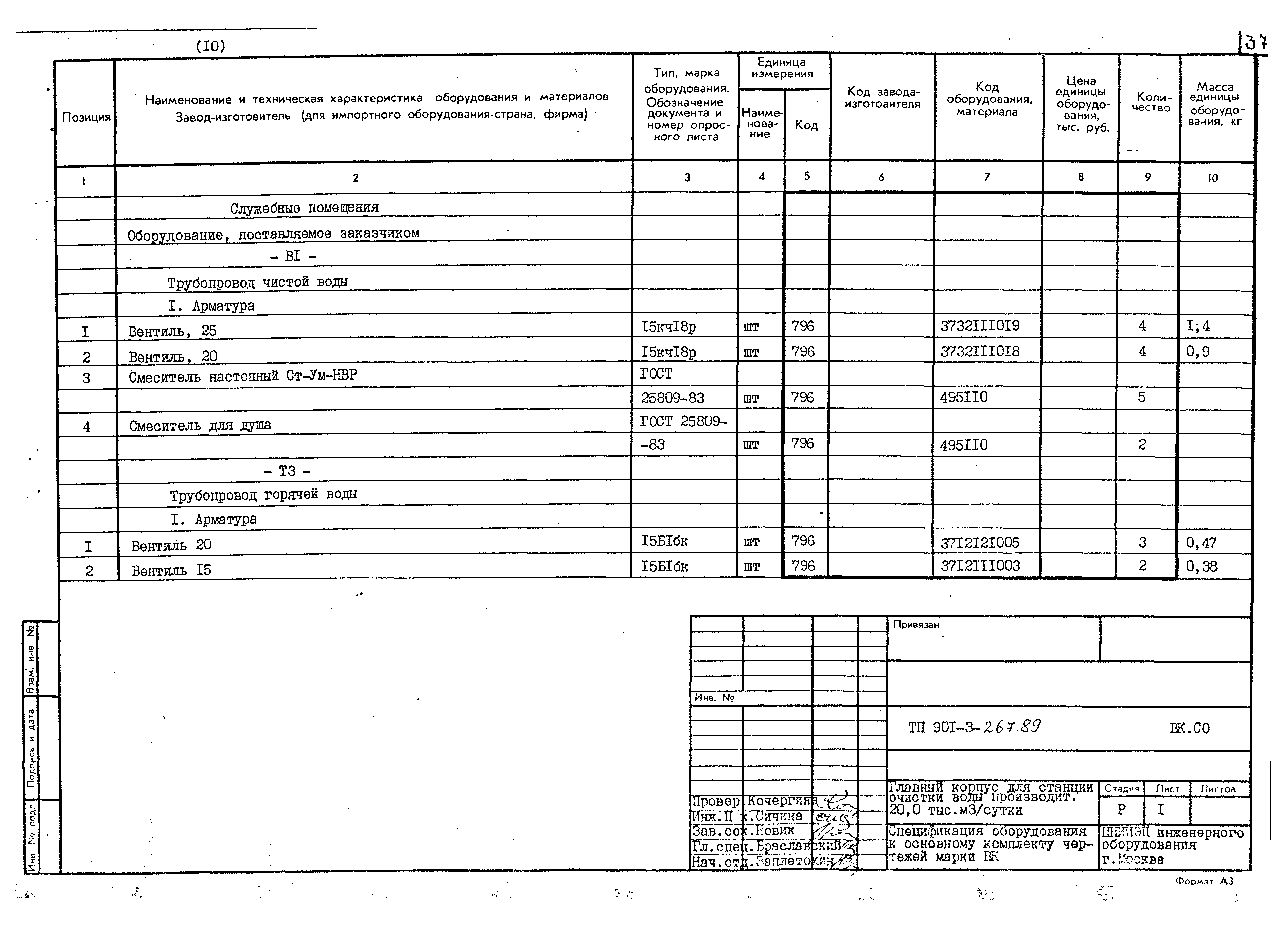 Типовой проект 901-3-267.89