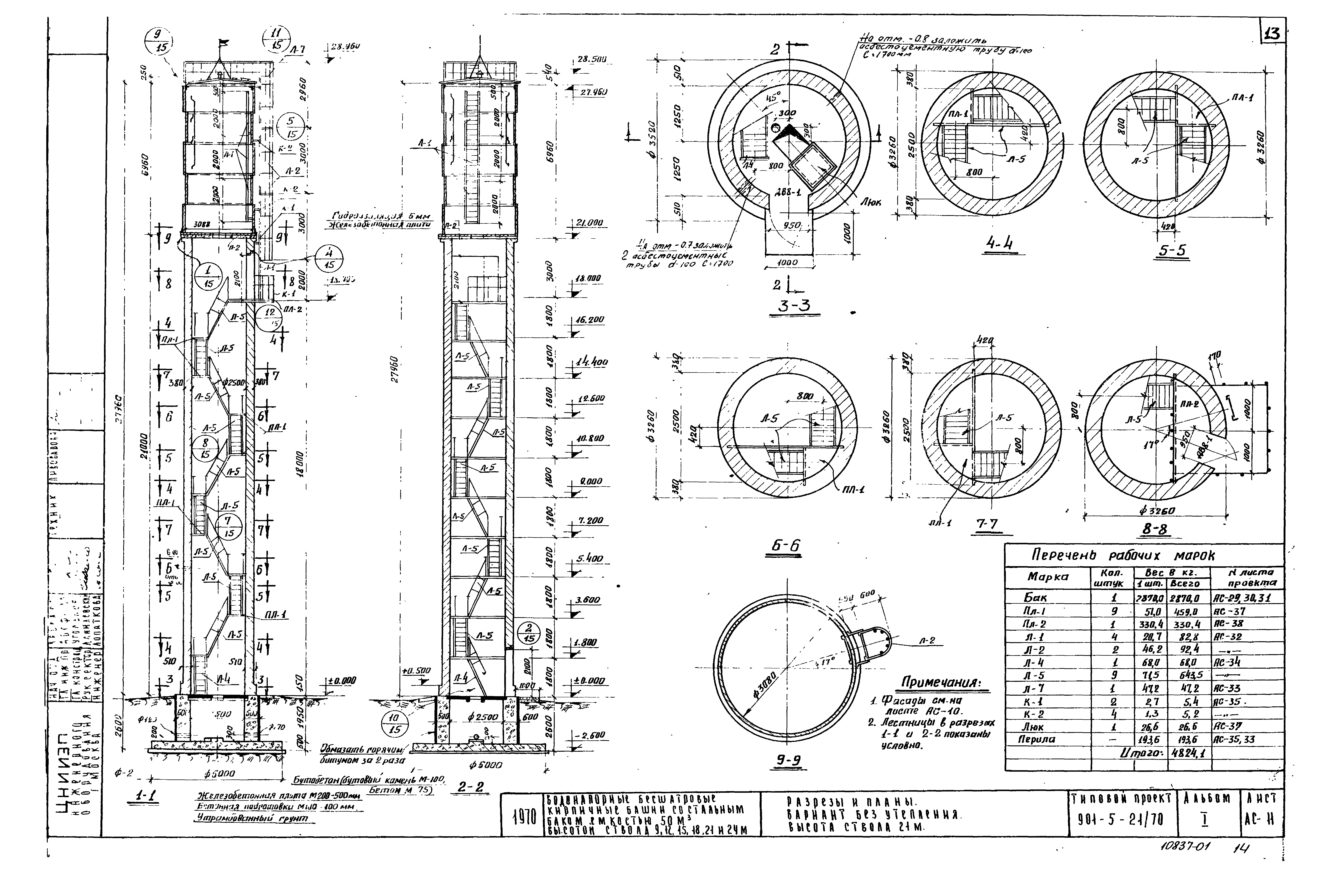 Типовой проект 901-5-21/70
