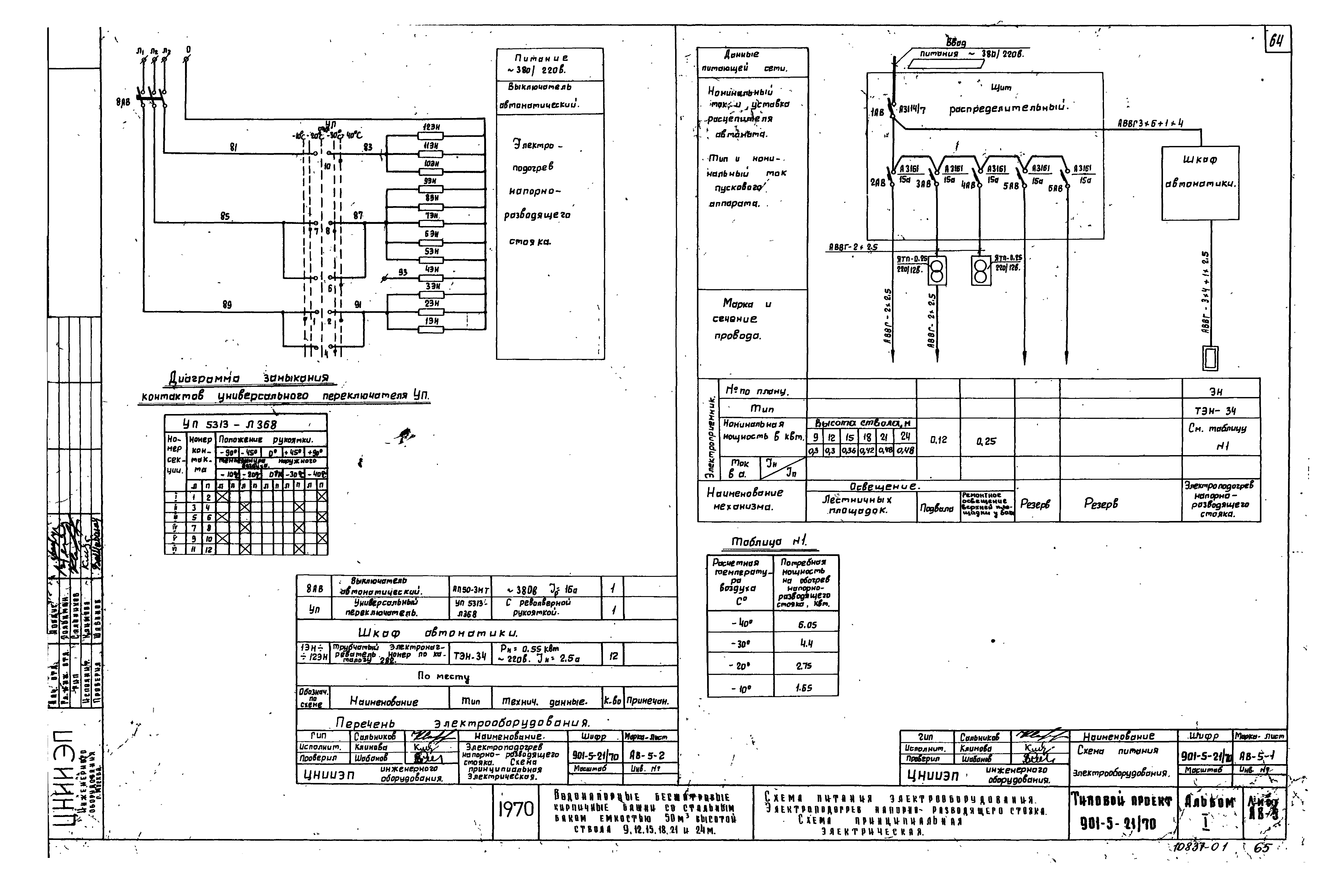 Типовой проект 901-5-21/70