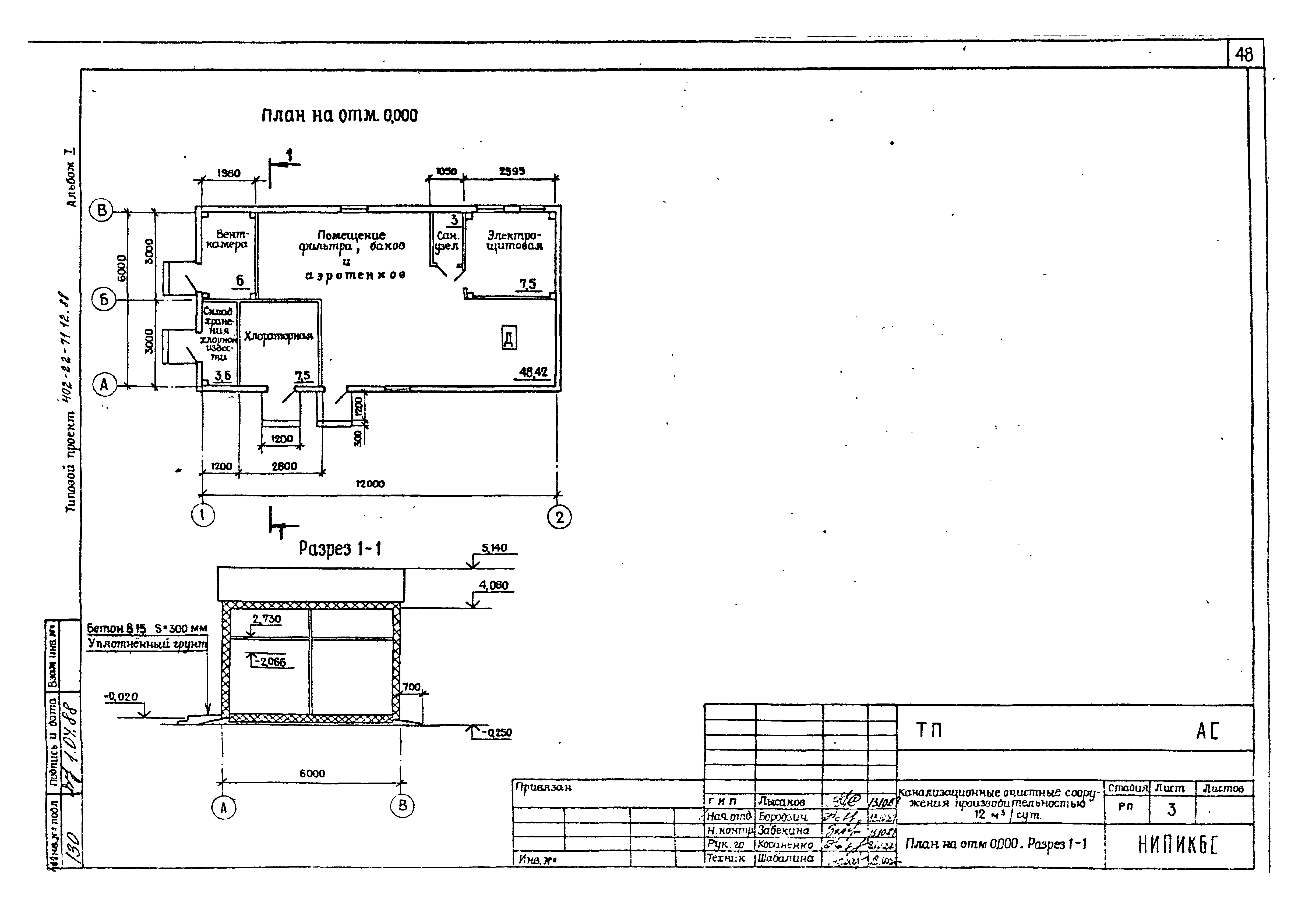 Типовой проект 402-22-71.12.88