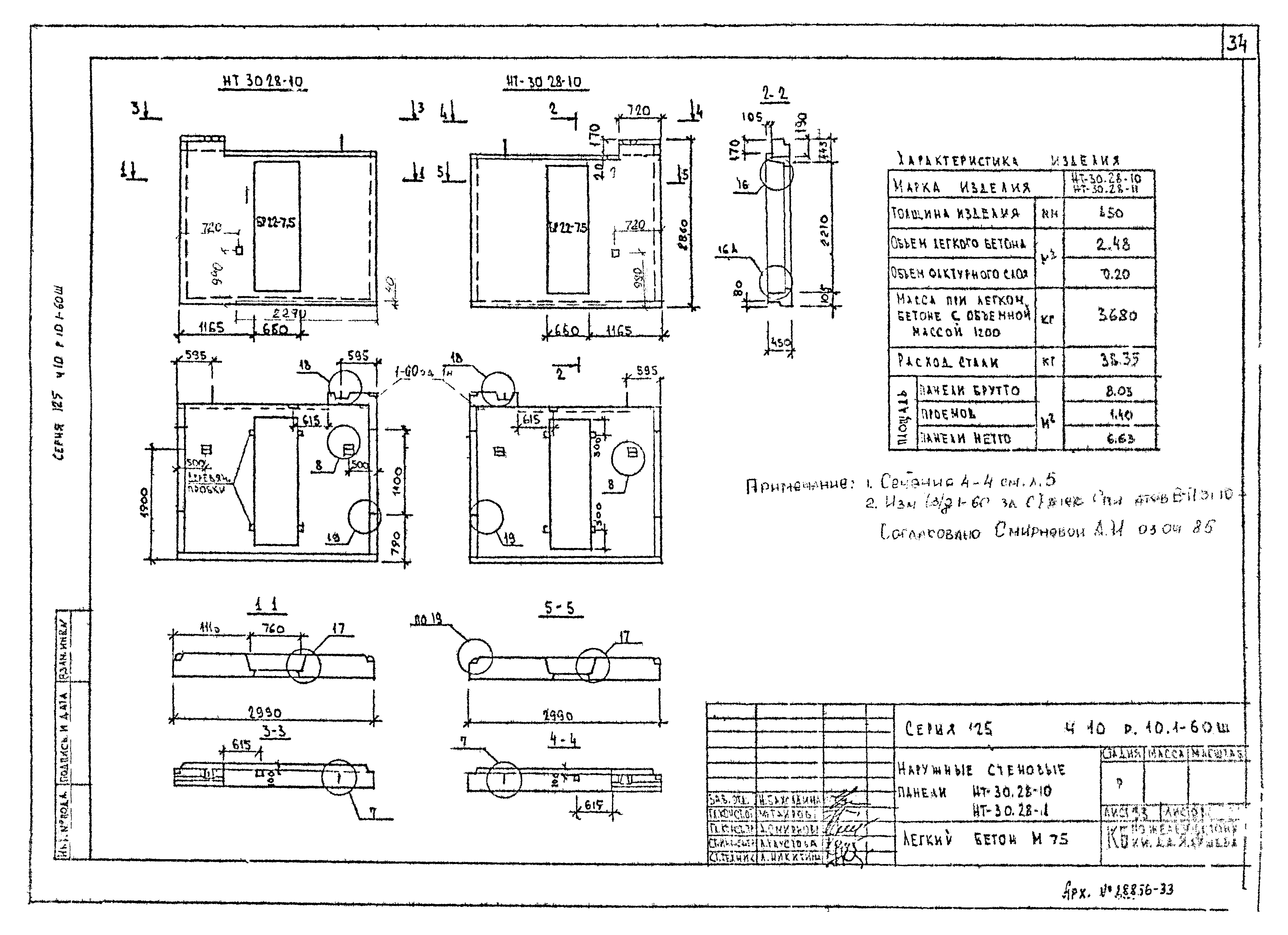 Типовой проект Серия 125