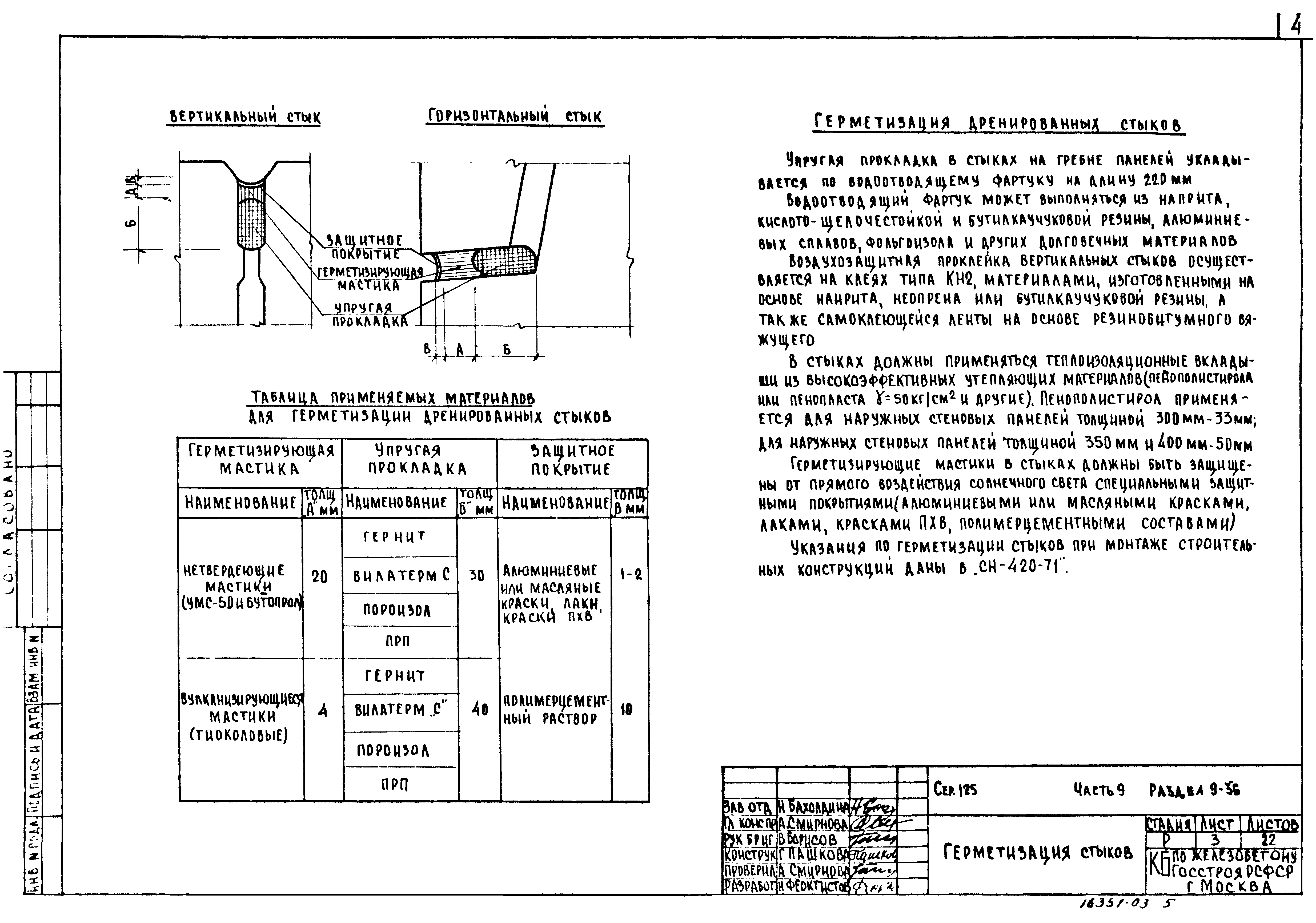 Типовой проект Серия 125