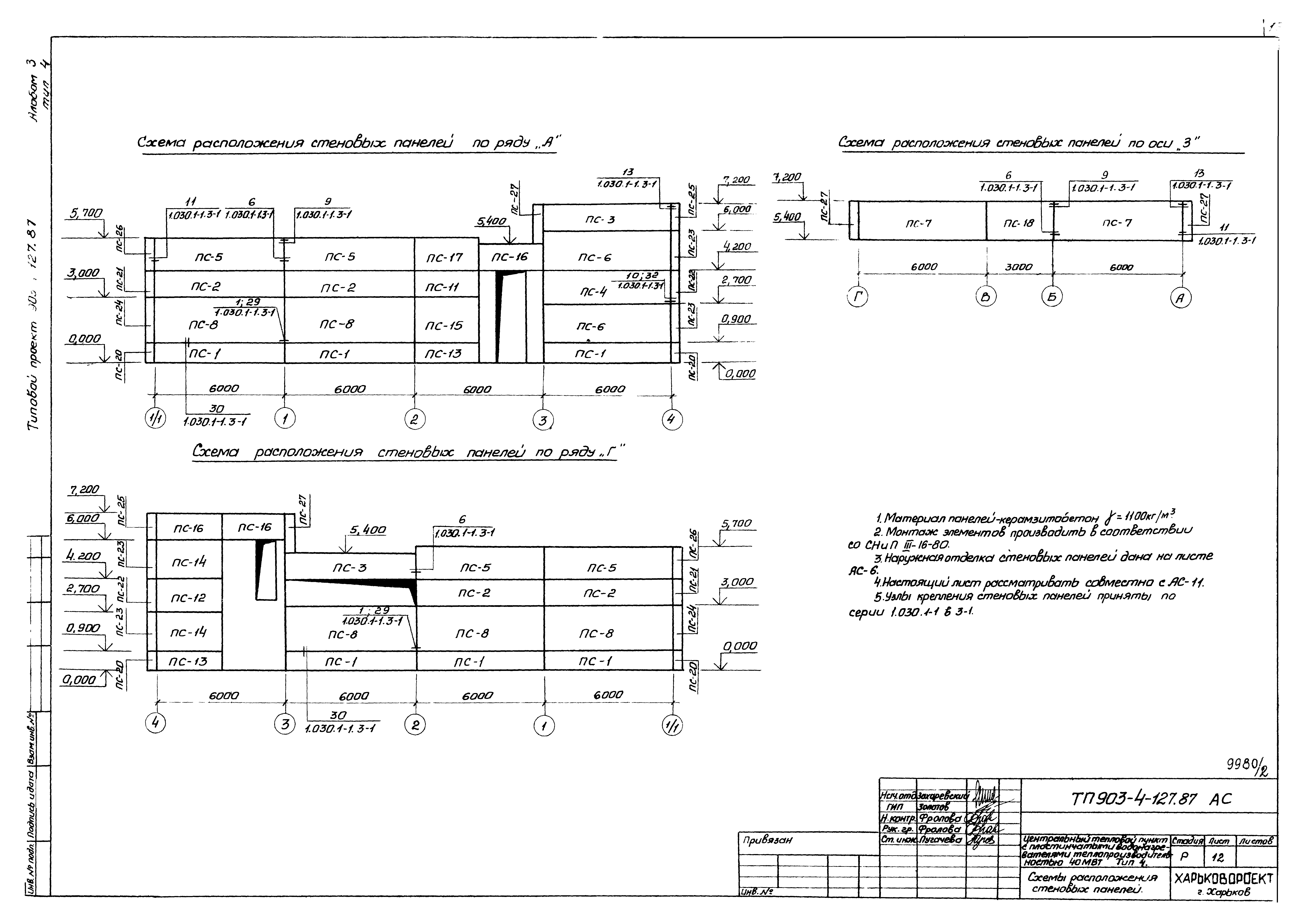 Типовой проект 903-4-127.87
