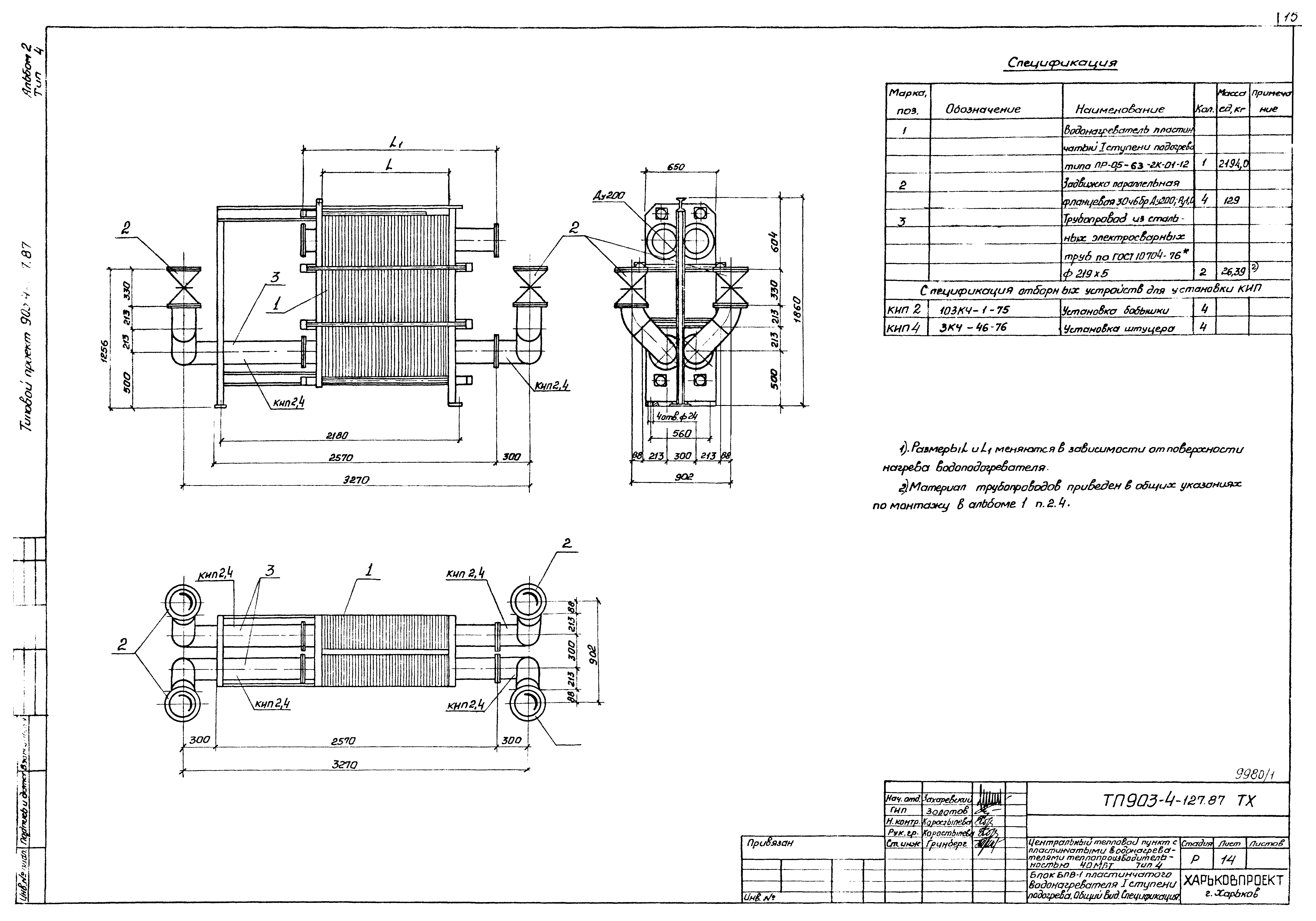 Типовой проект 903-4-127.87