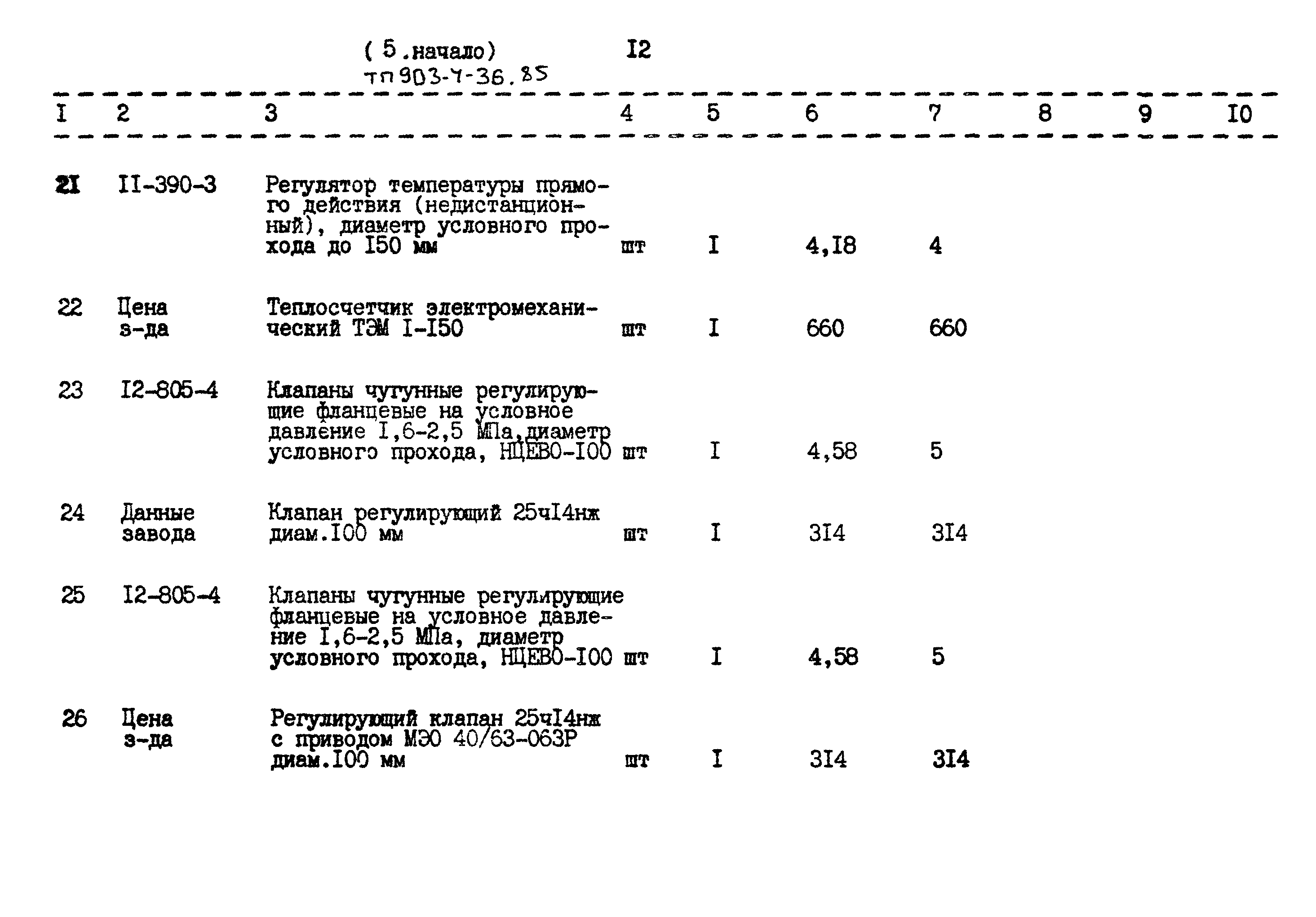 Типовой проект 903-4-36.85