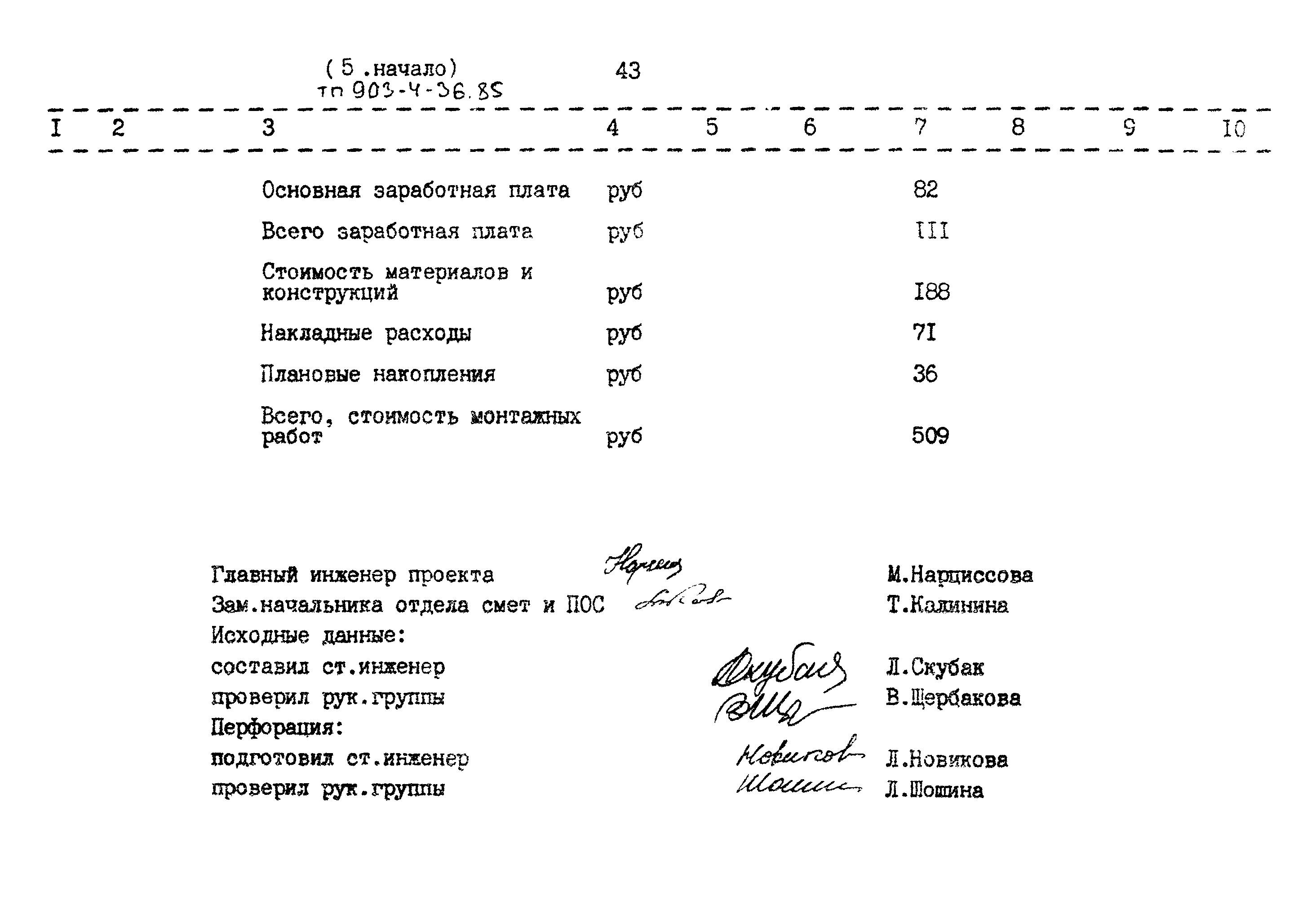 Типовой проект 903-4-36.85