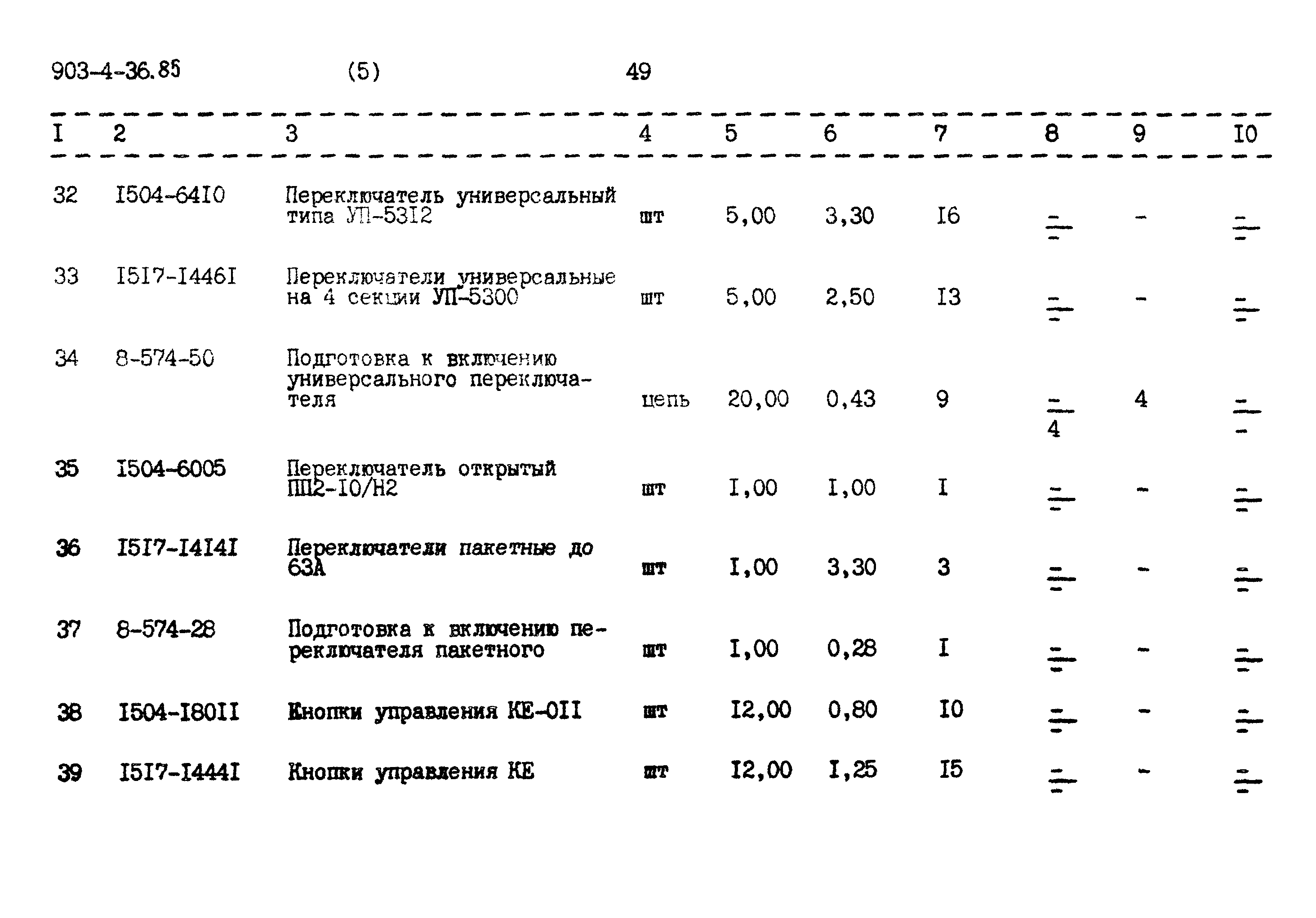 Типовой проект 903-4-36.85