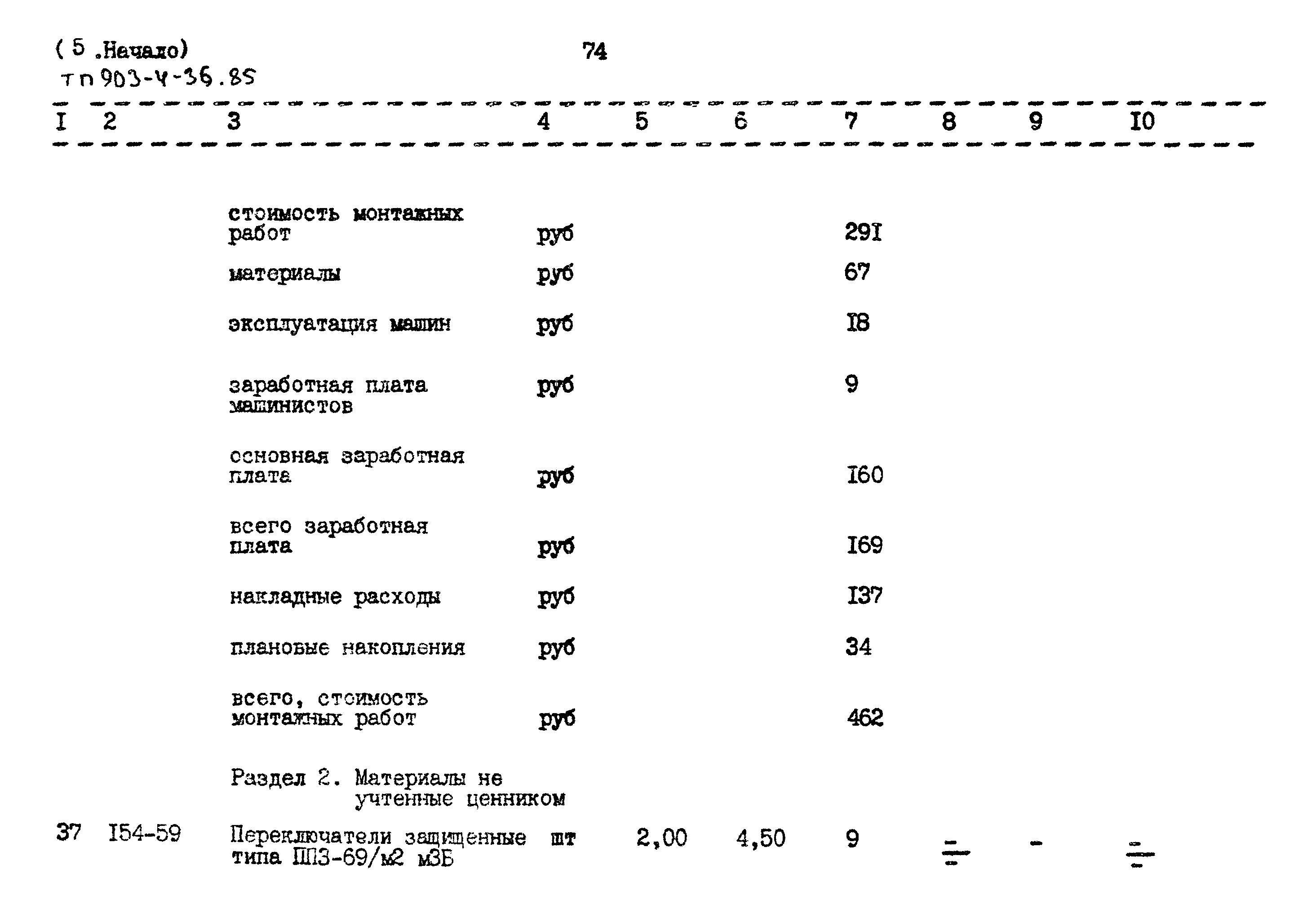 Типовой проект 903-4-36.85