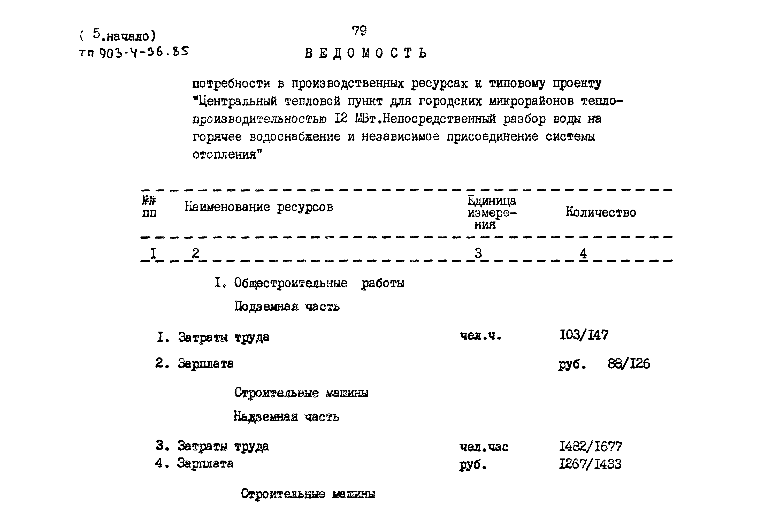 Типовой проект 903-4-36.85