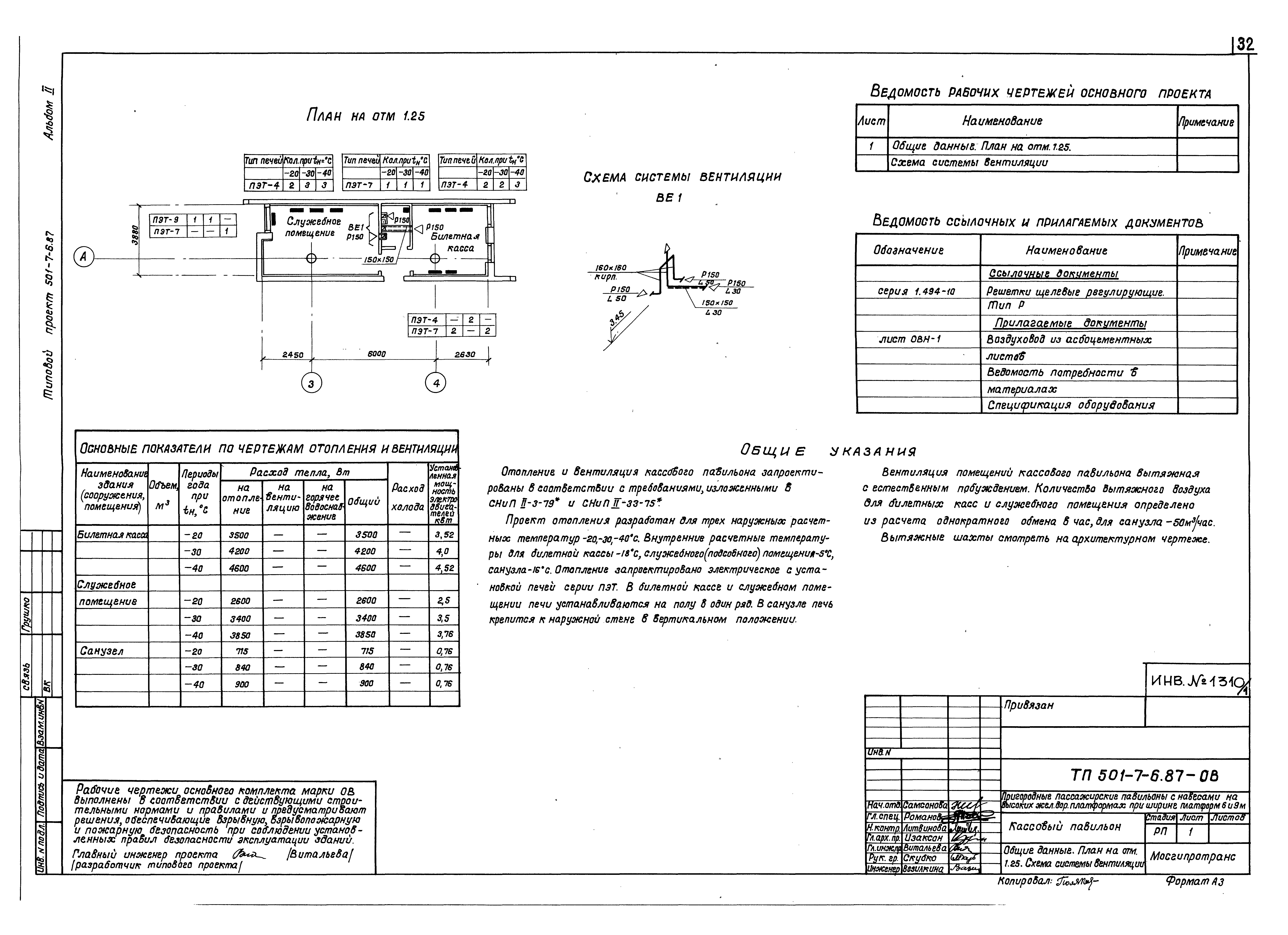Типовой проект 501-7-6.87
