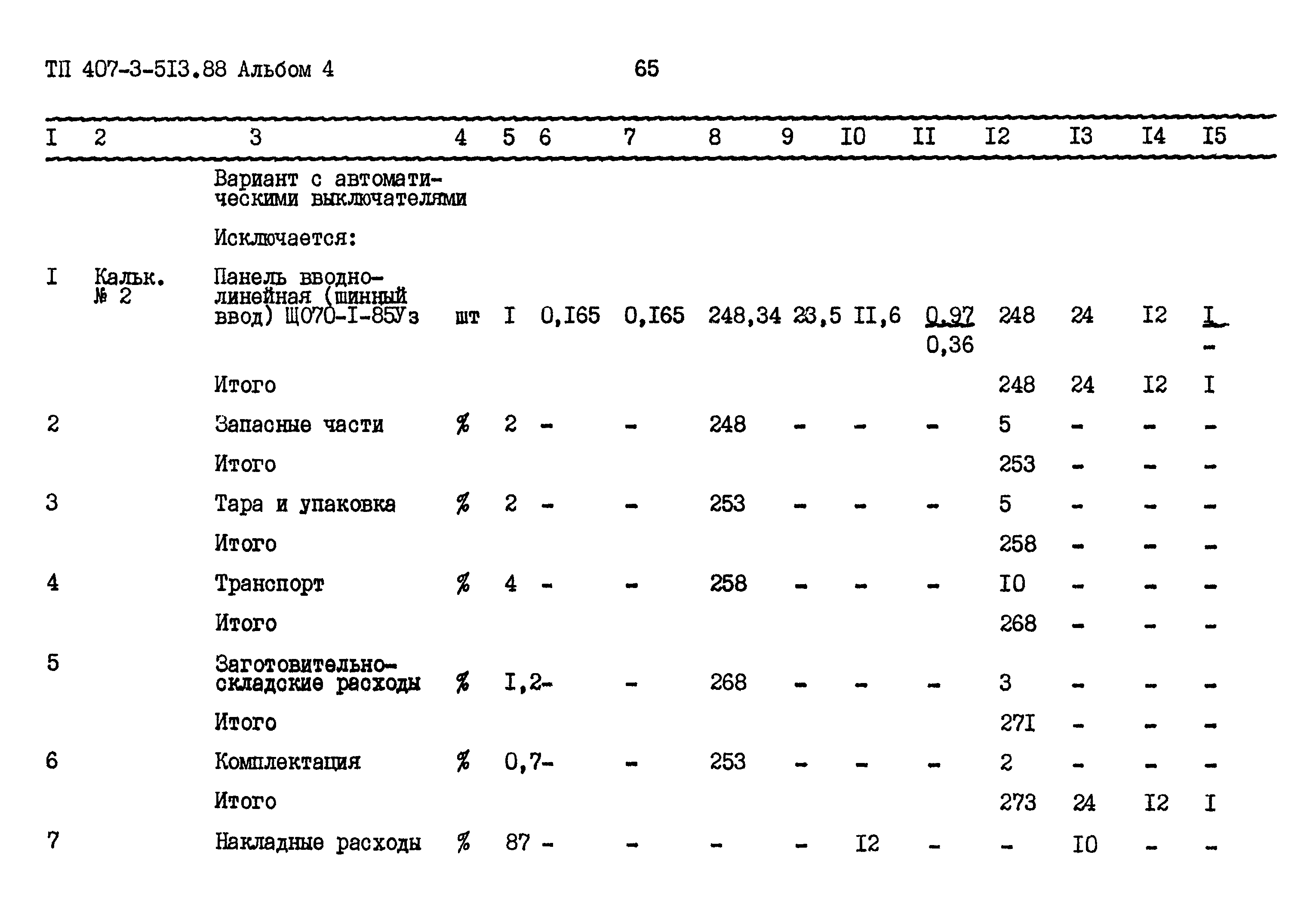 Типовой проект 407-3-513.88