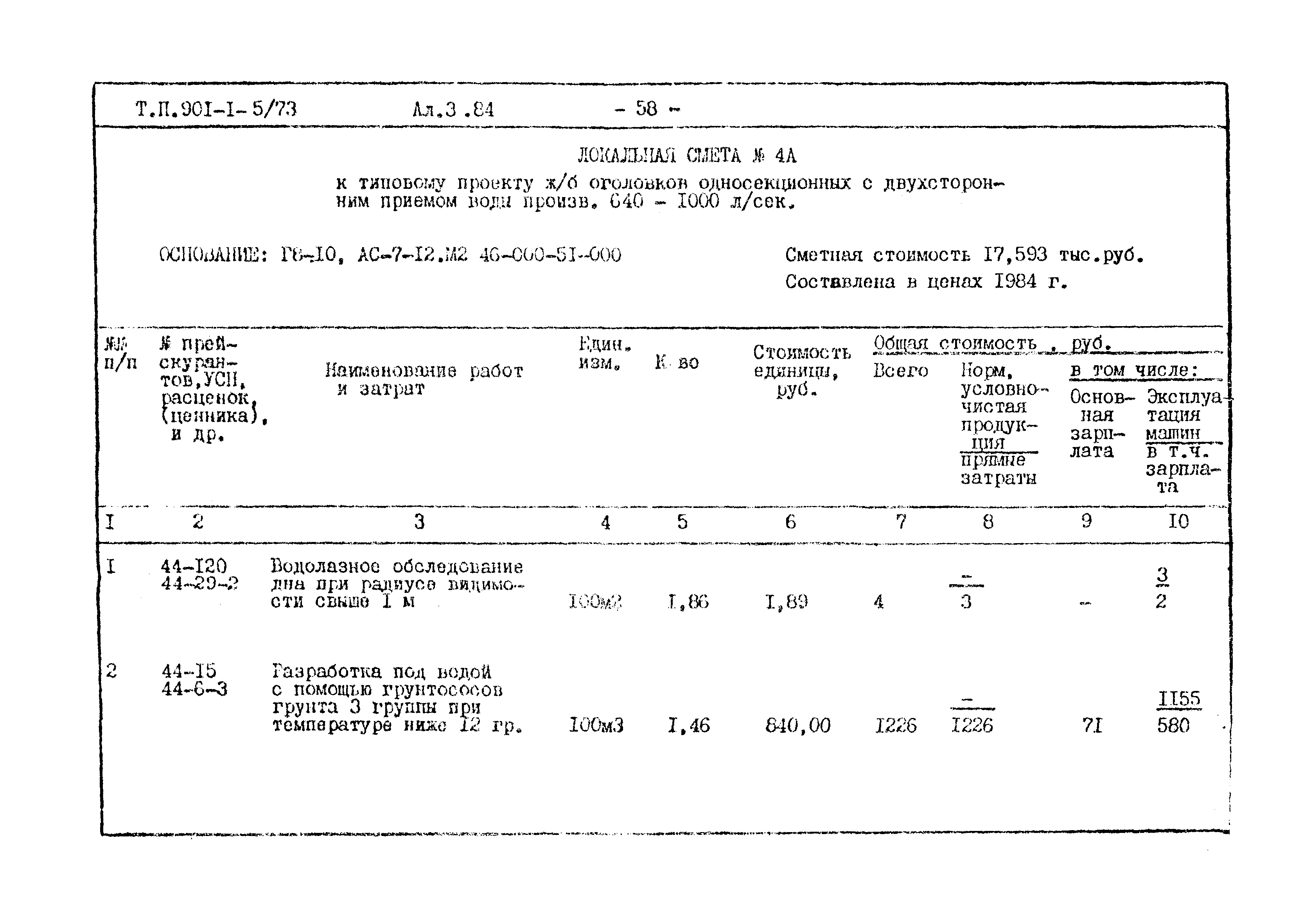 Типовой проект 901-1-5/73