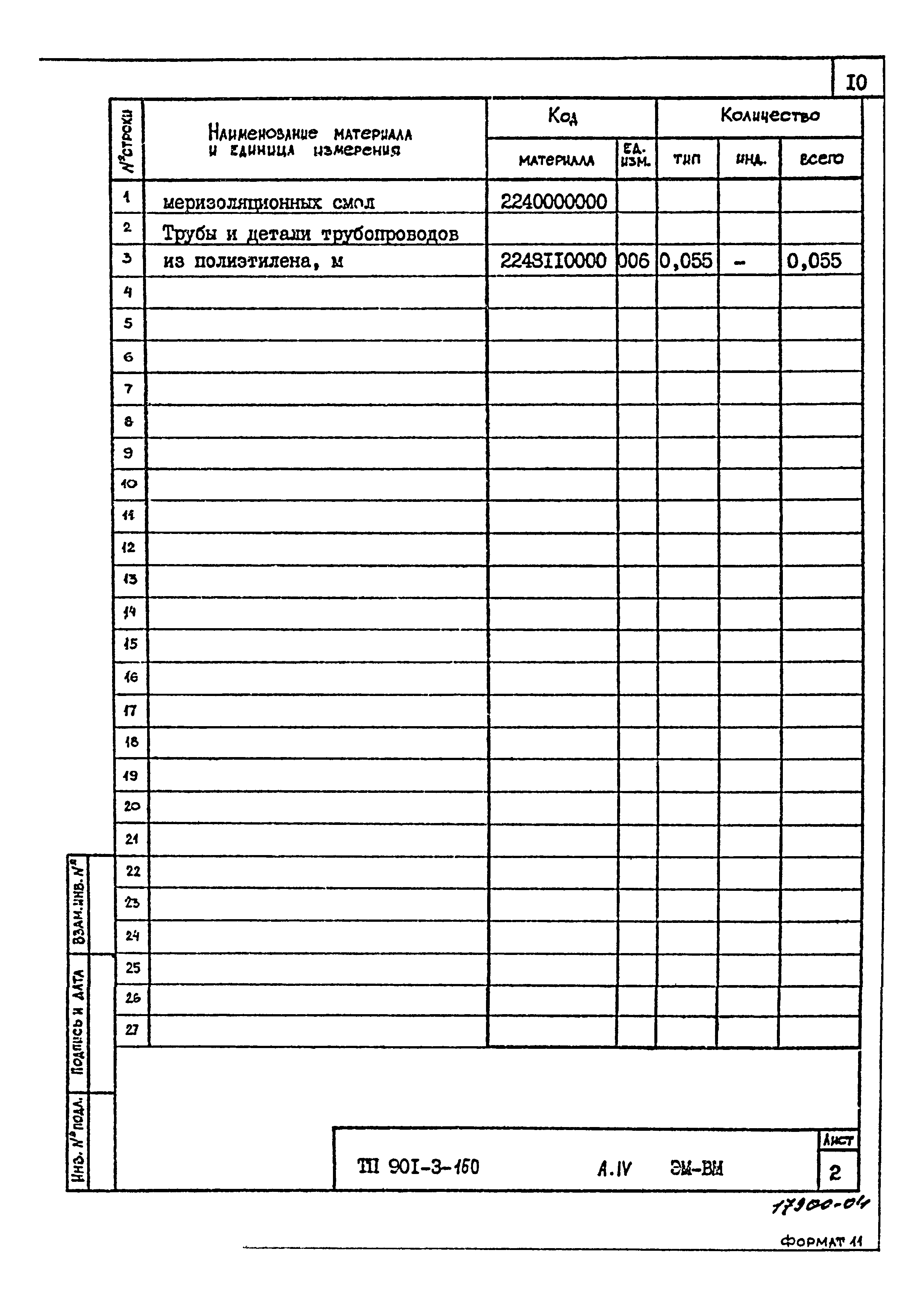 Типовой проект 901-3-160