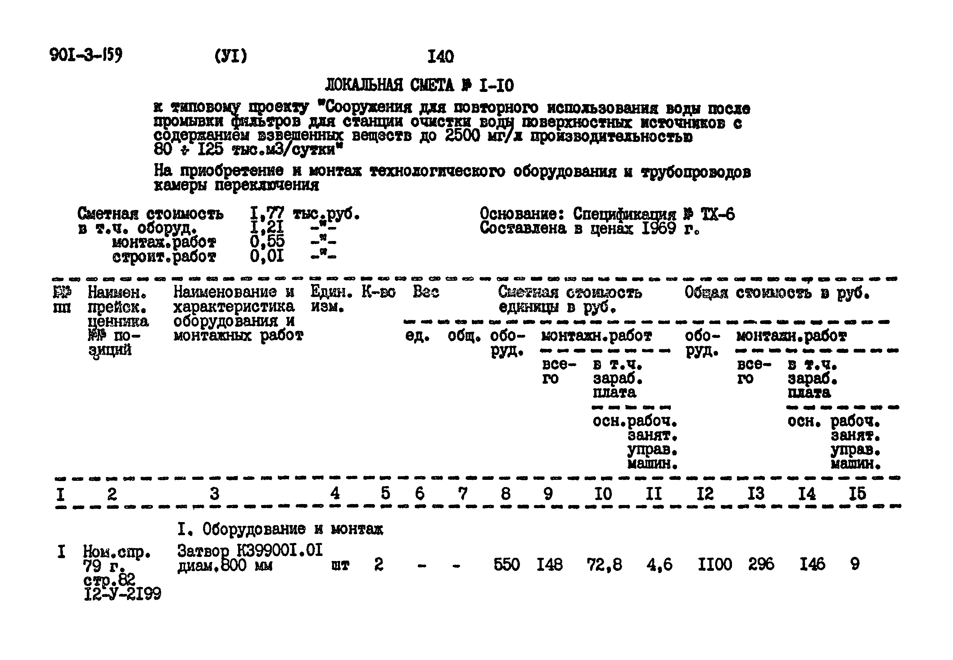 Типовой проект 901-3-159