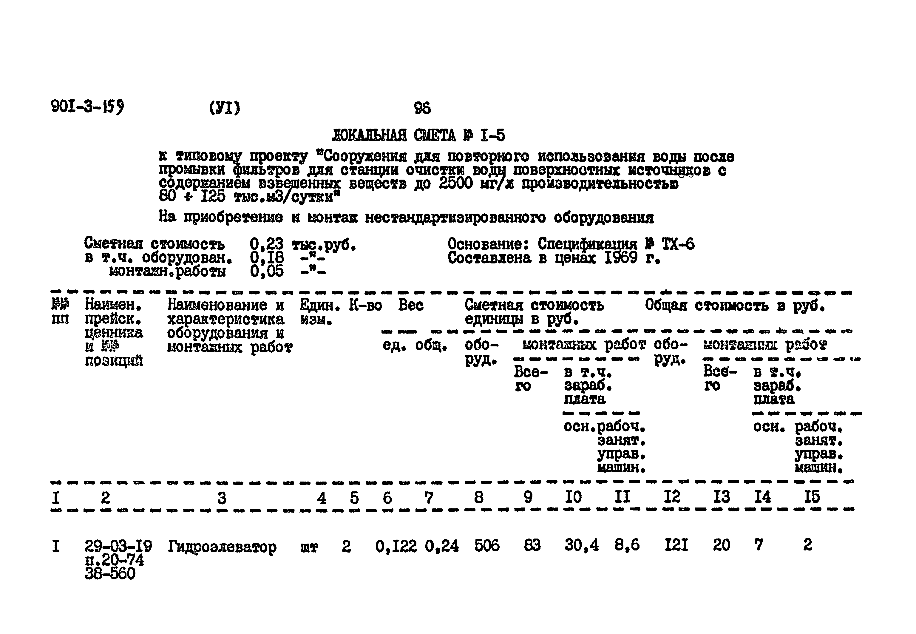 Типовой проект 901-3-159
