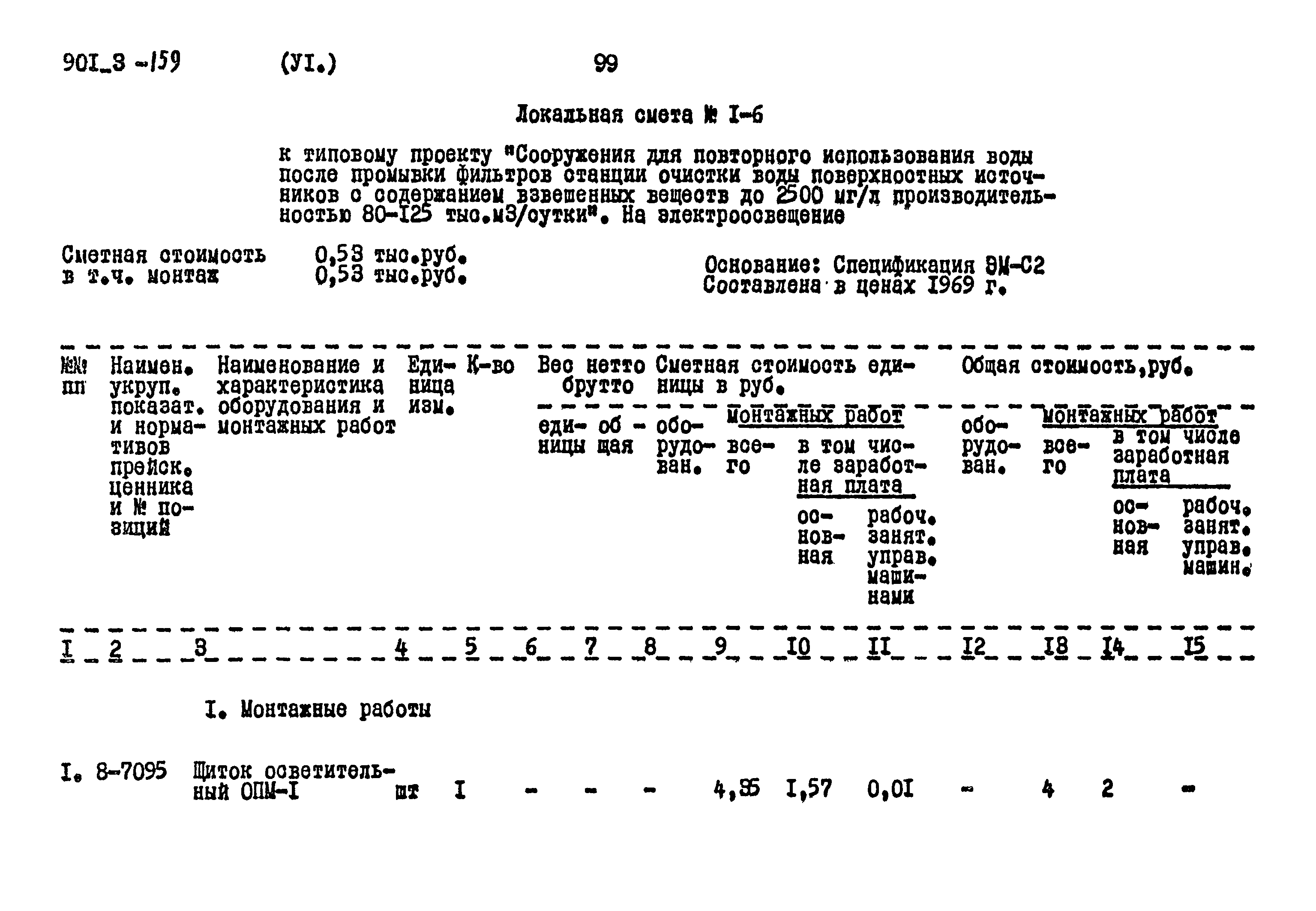 Типовой проект 901-3-159