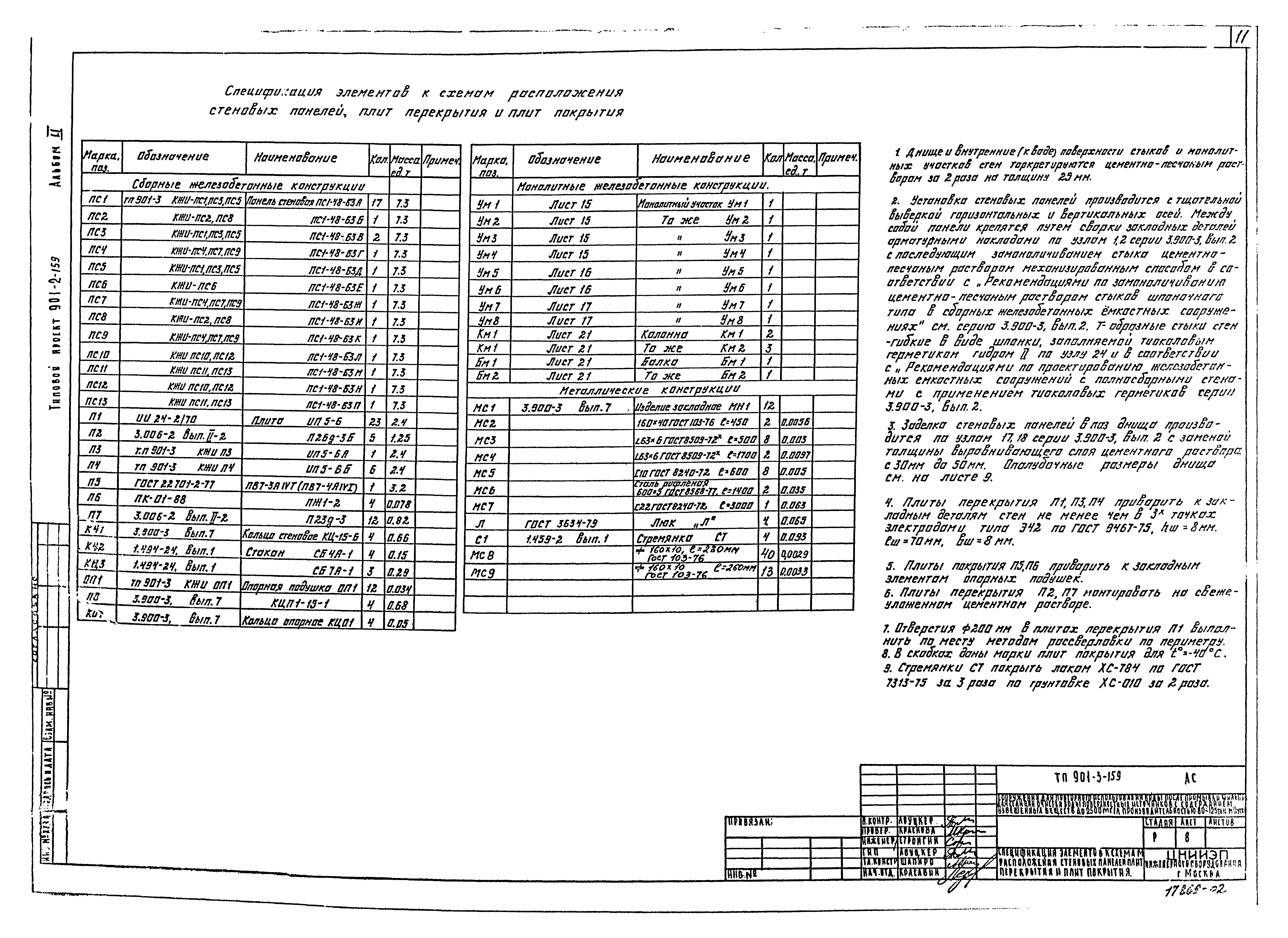 Типовой проект 901-3-159