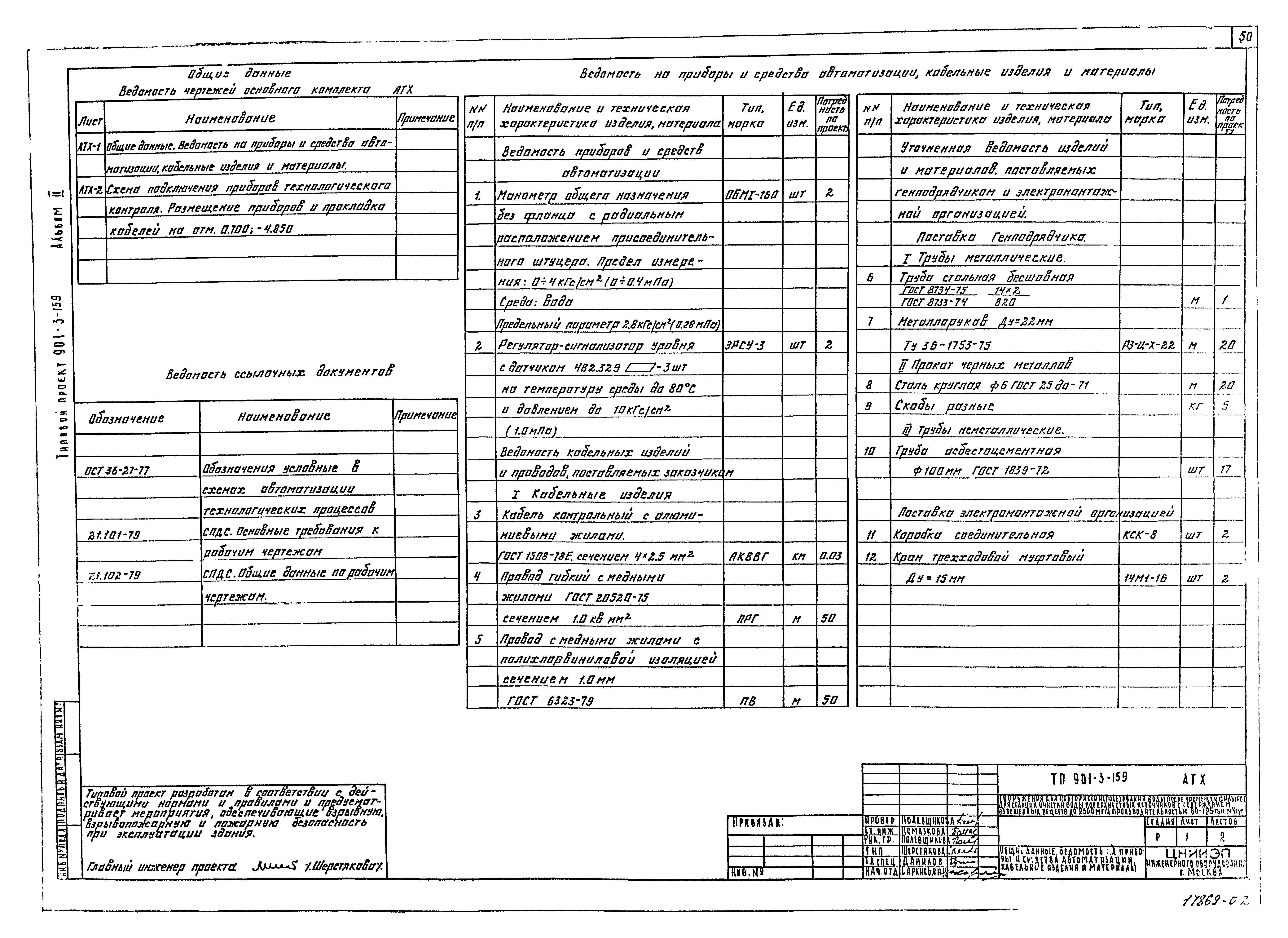 Типовой проект 901-3-159