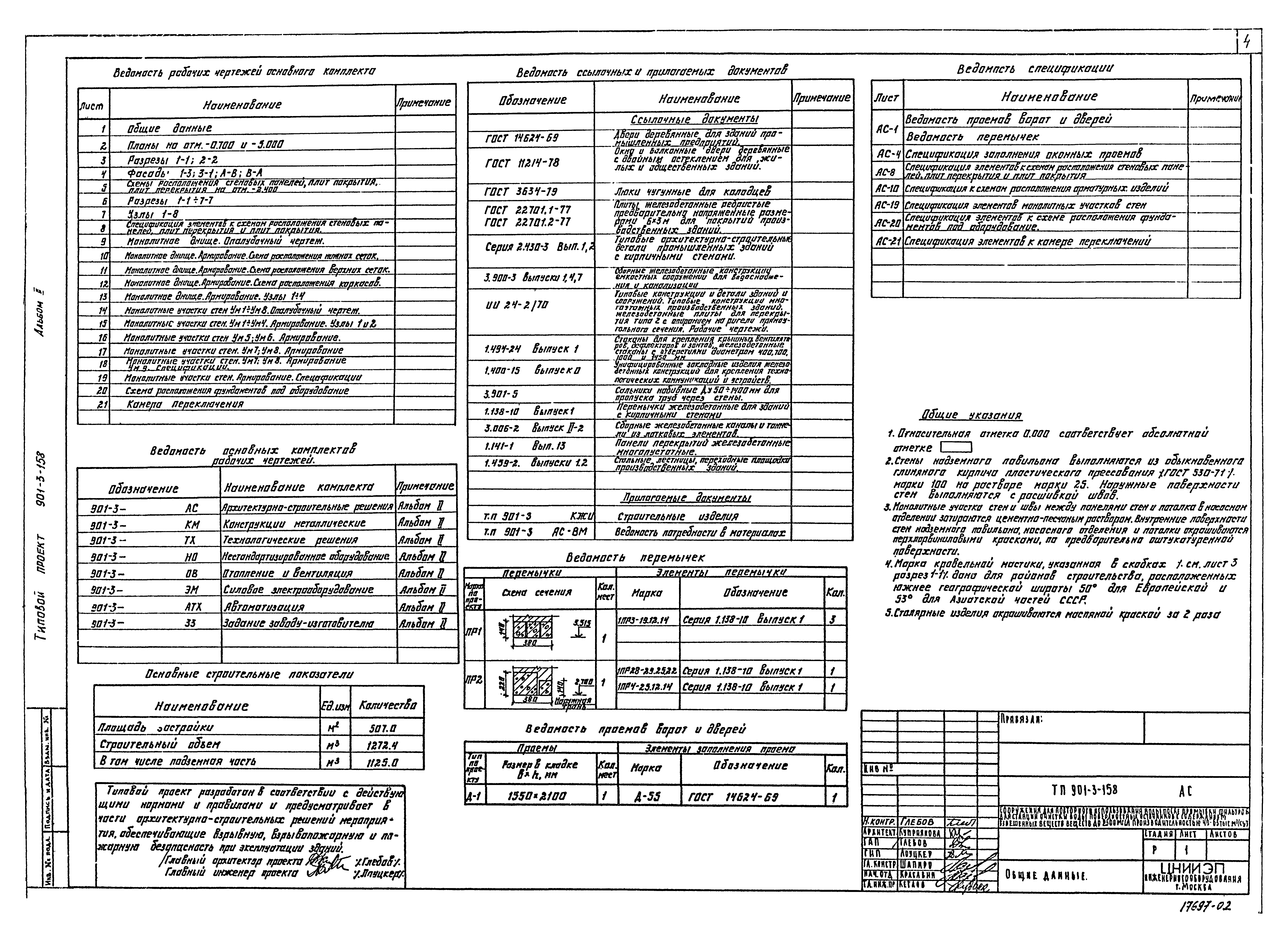 Типовой проект 901-3-158