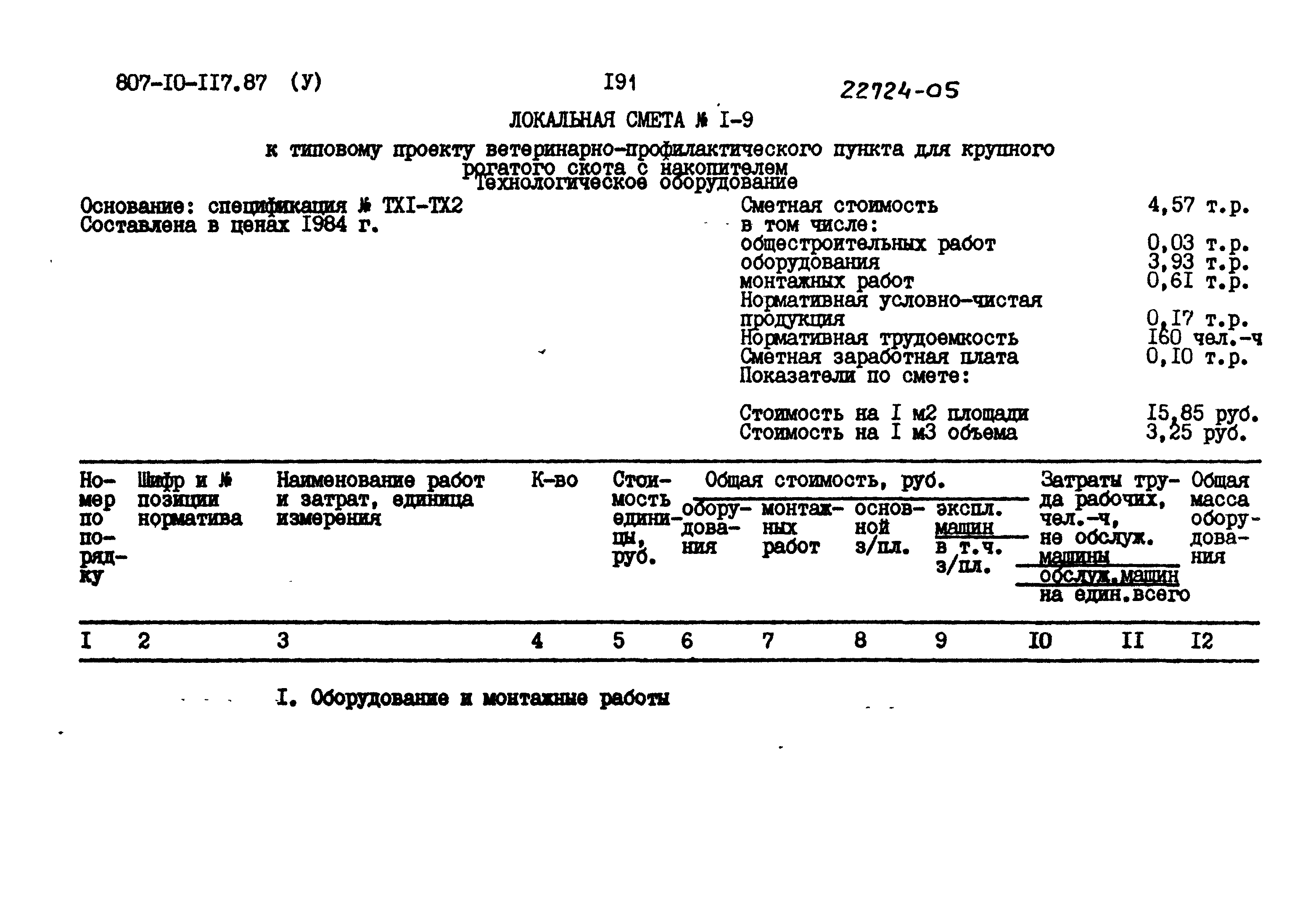 Типовой проект 807-10-117.87