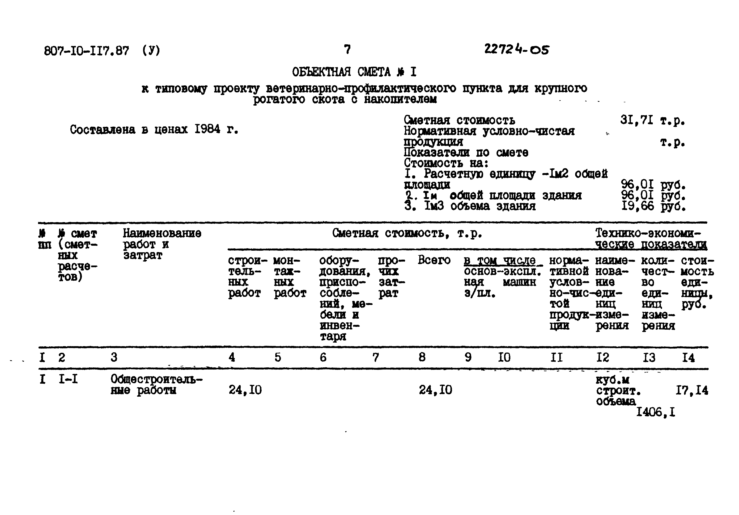 Типовой проект 807-10-117.87