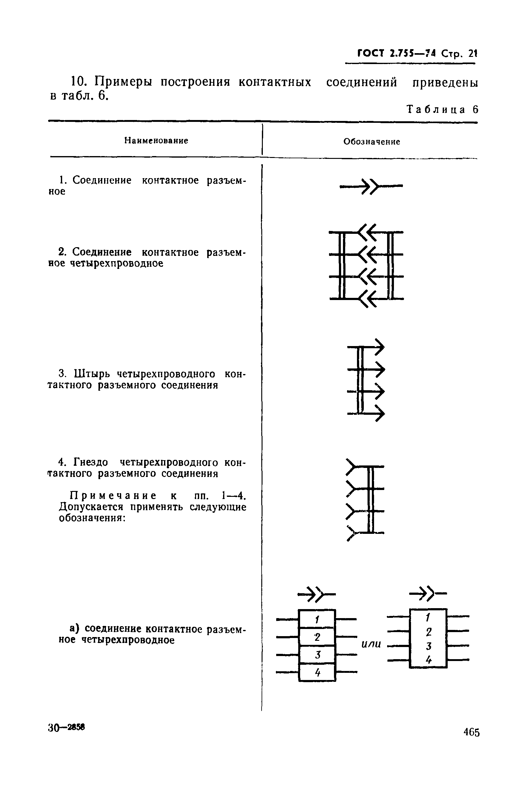 Обозначение разъема на схеме