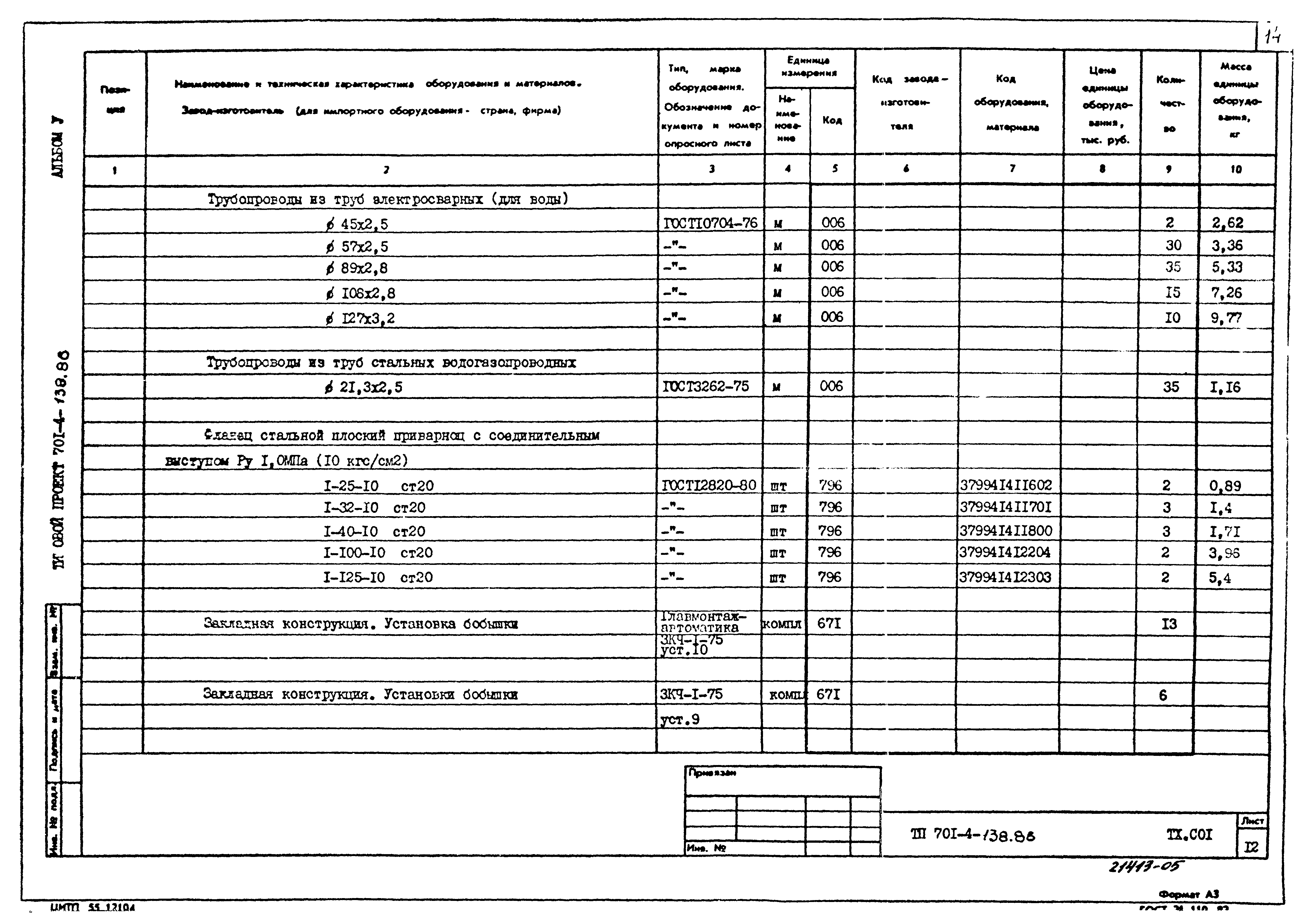 Типовой проект 701-4-138.86