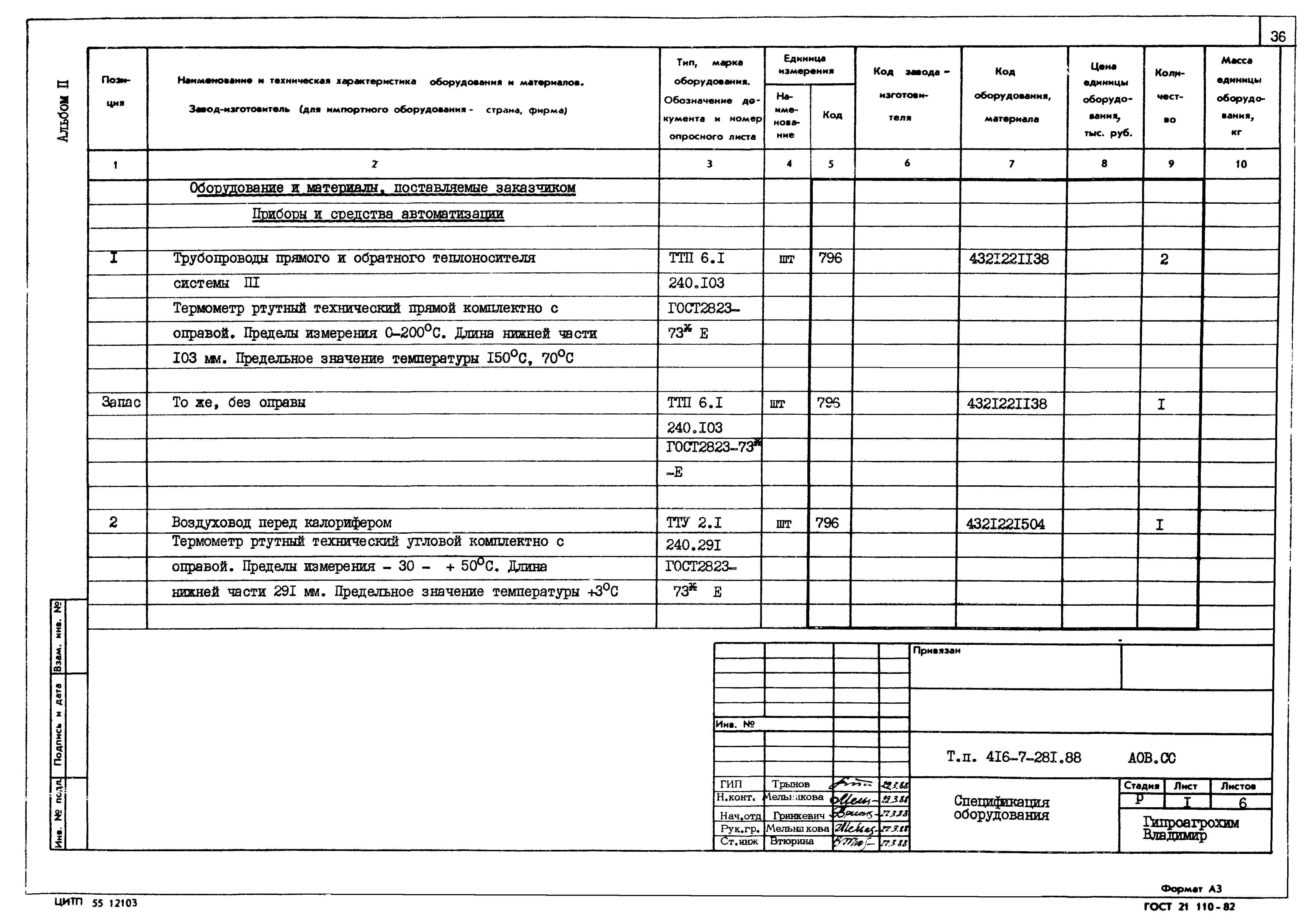 Типовой проект 416-7-281.88